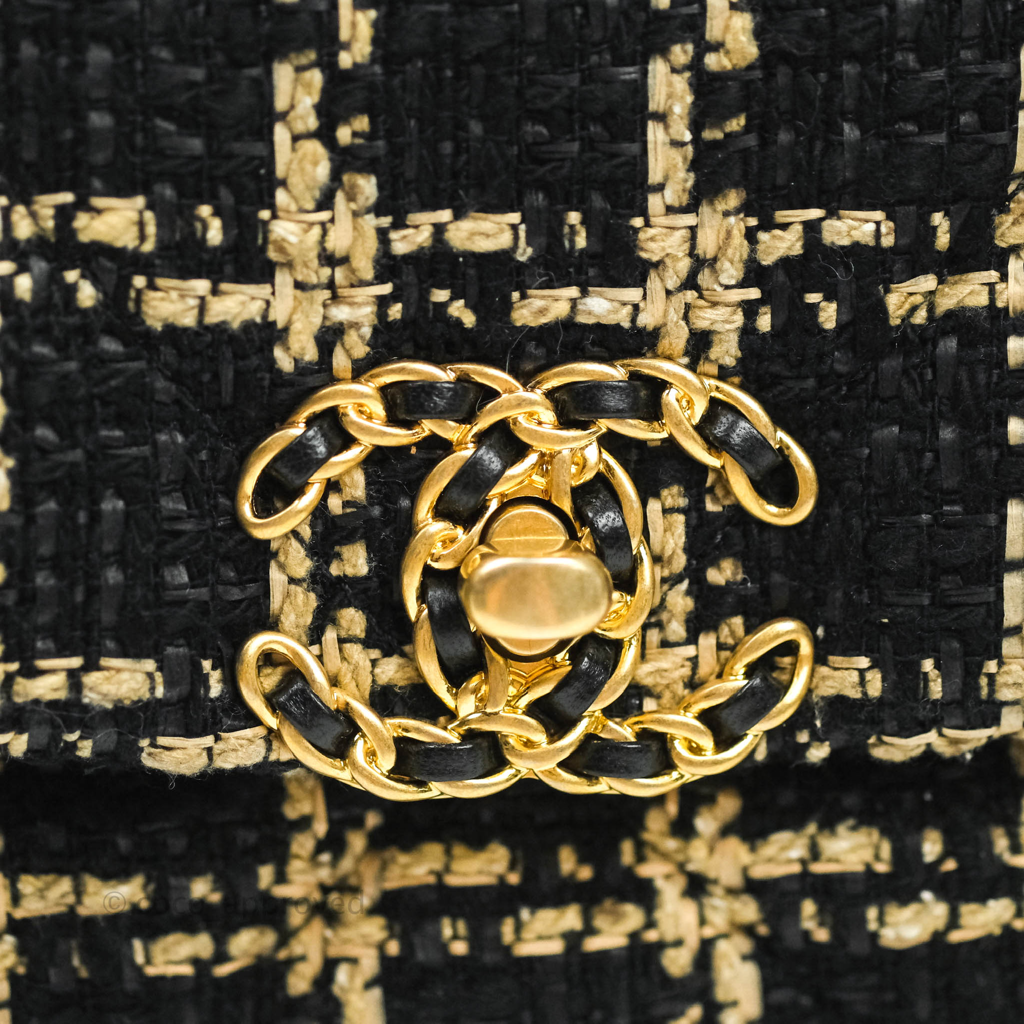 Chanel 19 Small Tweed Handbag in Black & Gold with Mixed Hardware - Luxury Crossbody Bag for Women, Perfect for Evening Events & Date Nights