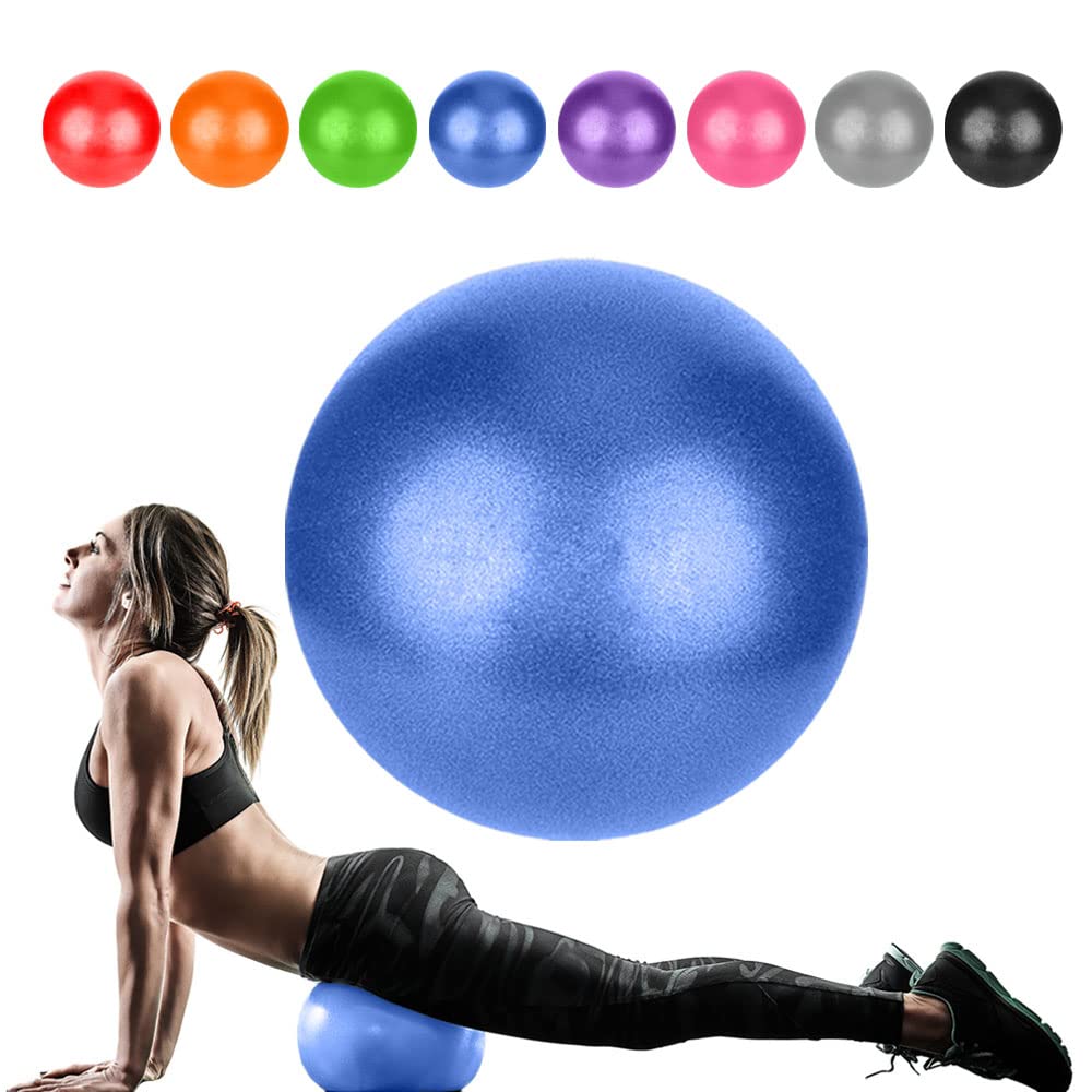 Premium 22cm Pilates Ball for Yoga, Gym & Therapy - Anti-Burst Exercise Ball for Fitness, Office Ergonomics & Balance Training - Ideal for Home Workouts, Physical Therapy & Kids Gymnastics