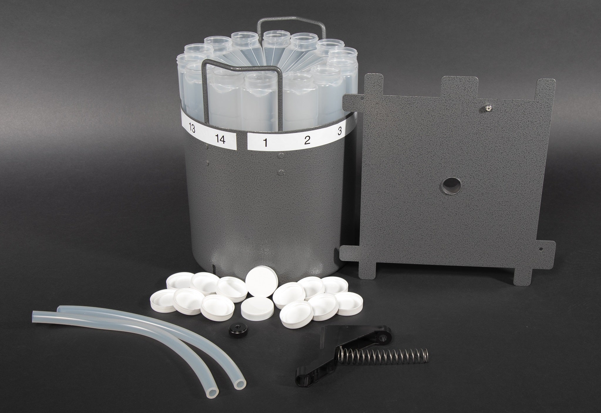 BLZZRD™ Portable Refrigerated Sampler - 14 Polypropylene 1 Liter Bottles for Water Sampling | Ideal for Environmental Testing, Lab Research & Field Studies