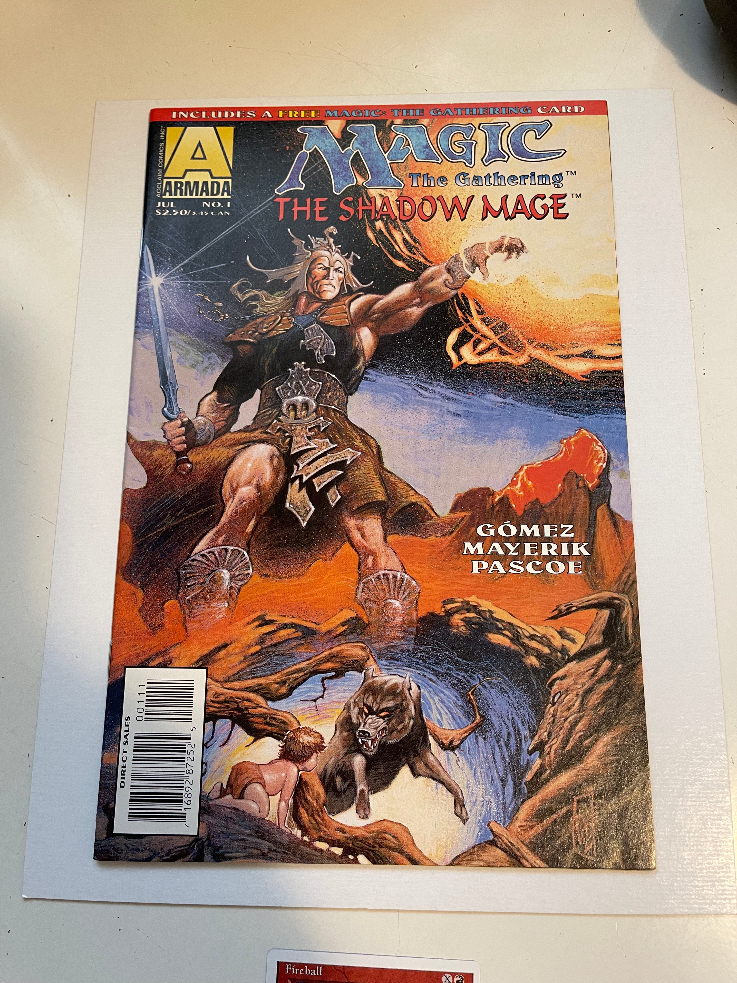 Magic The Shadow Mage #1 Comic Book with Exclusive Card - Collectible Trading Card Game for MTG Fans & Fantasy Lovers
