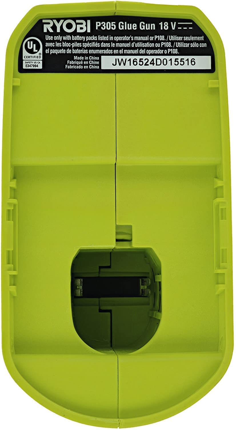 Ryobi 18V ONE+ Cordless Glue Gun Kit with Battery & Charger - Perfect for DIY Crafts, Home Repairs, and Woodworking Projects