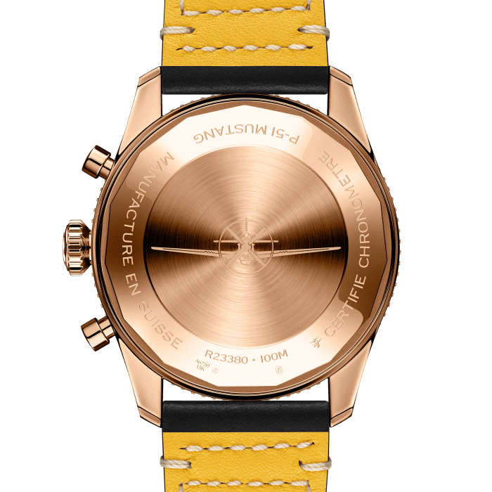 Breitling Classic AVI Chronograph 42mm 18k Rose Gold Men's Luxury Watch - Perfect for Business, Formal Events & Collectors