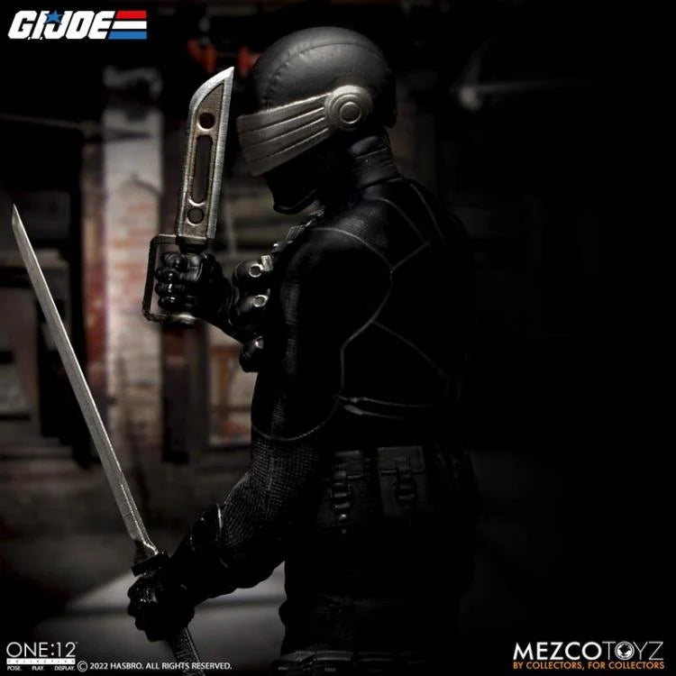 G.I. Joe One:12 Collective Deluxe Snake Eyes Action Figure - Highly Articulated Collectible Toy for Display & Play - Perfect for Fans, Collectors & Gift Giving