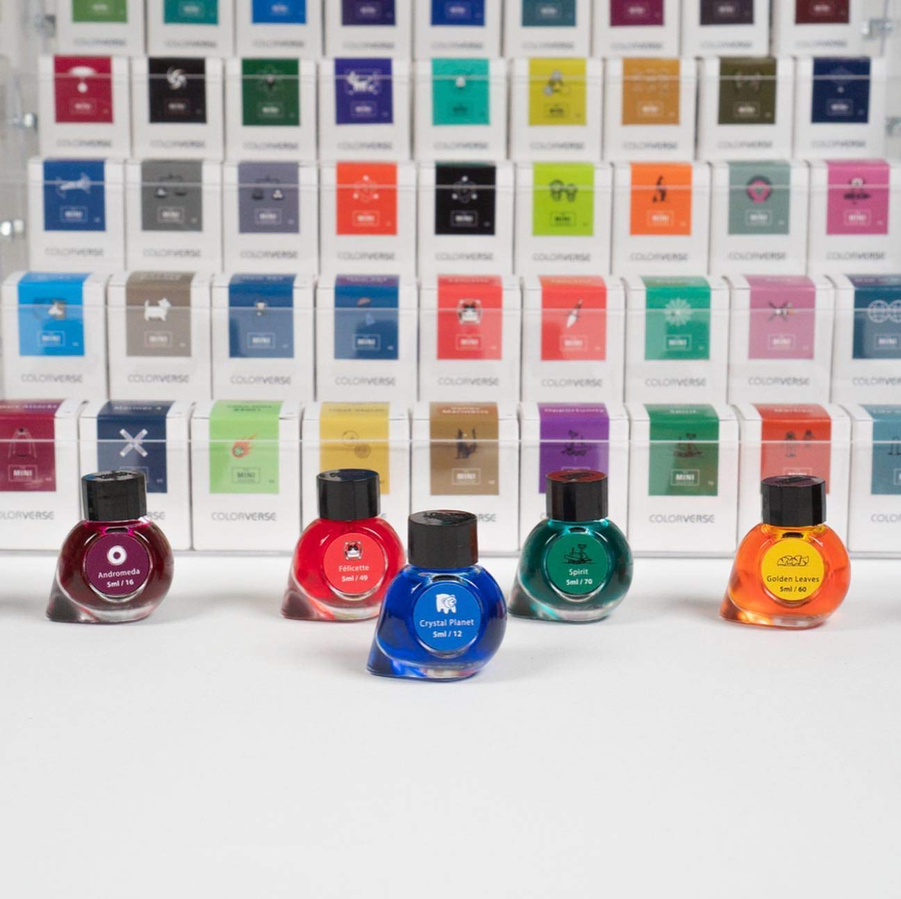 Colorverse Mini Fountain Pen Ink Set - 3 Pack (5ml Each) - Johannes Kepler Collection - Premium Ink for Calligraphy, Journaling & Artistic Writing