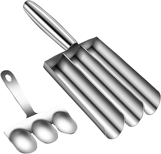 Atlodas Meatball Scoop Maker - 2024 New Stainless Steel & Food-Grade Plastic Manual Meatball Maker, Non-Stick Meatball Shaper for Perfect Homemade Meatballs - Ideal for Kitchen, BBQ Parties & Meal Prep