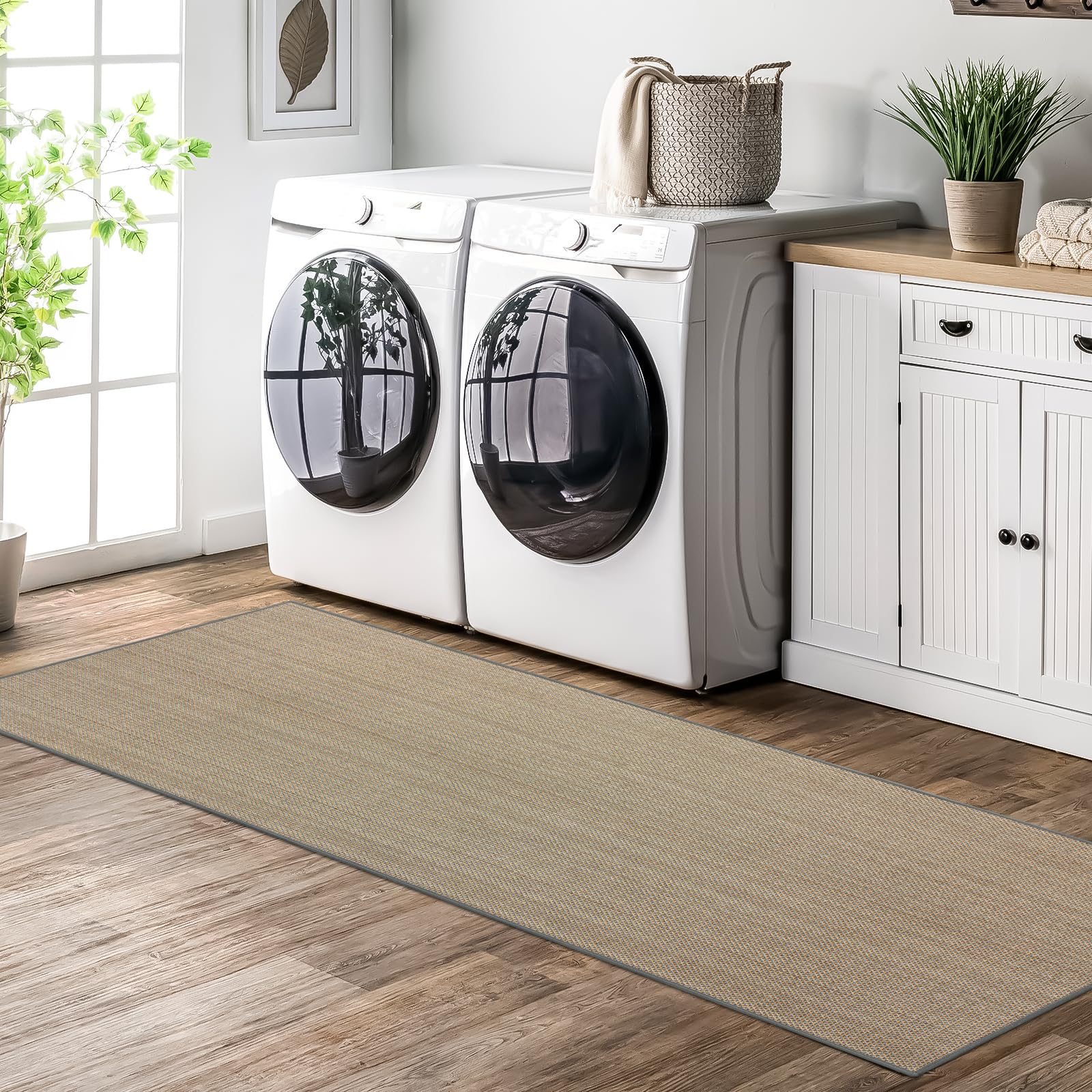 KIMODE Non-Slip Washable Kitchen Runner Rug 30