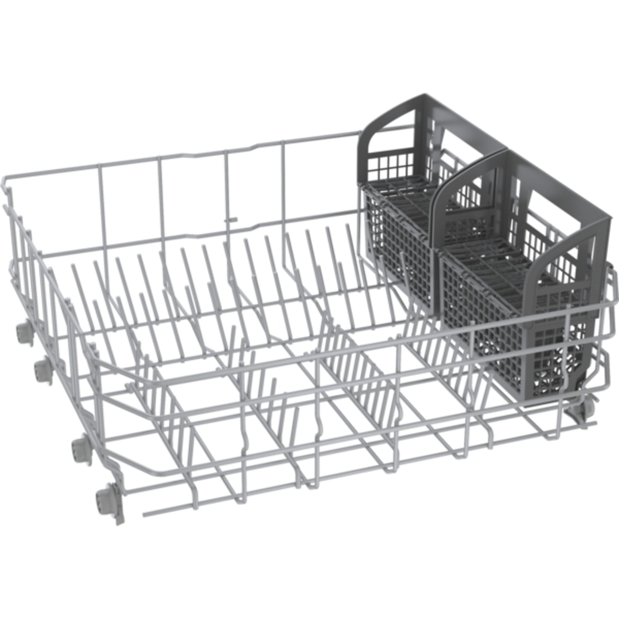 Bosch 300 Series SHE4AEM2N Built-In Dishwasher - 44 dBA, 16 Place Settings, White - Perfect for Kitchens with Stainless Steel Appliances
