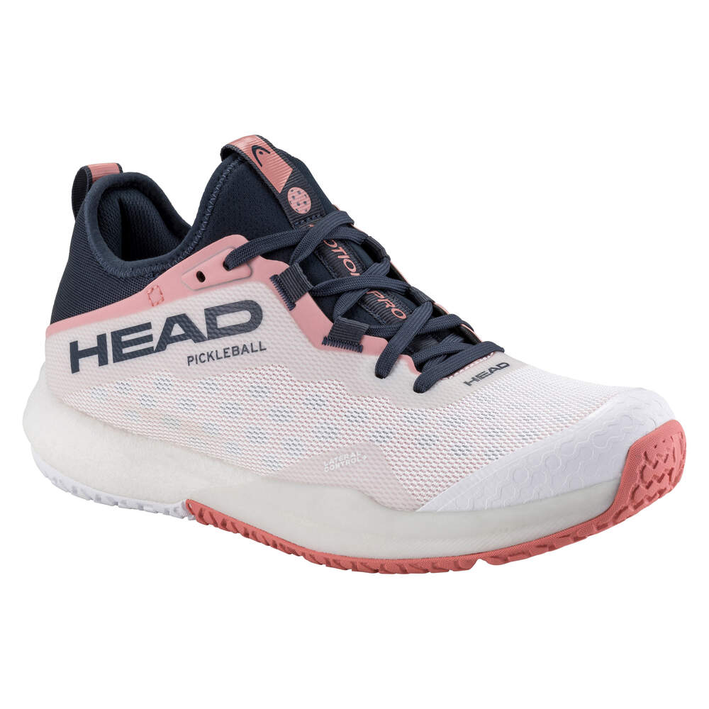 Head Motion Pro Women's Pickleball Shoes - Lightweight Tennis Court Sneakers for Women in White | Perfect for Pickleball, Tennis & Indoor Court Sports