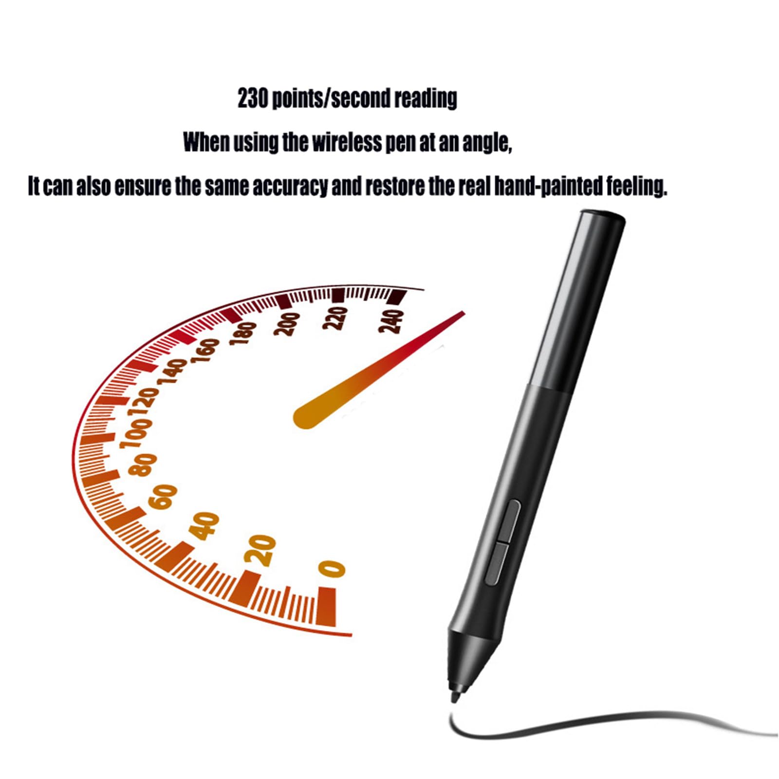SKUBIS Passive Digital Drawing Tablet for Computer & Phone - Compatible with PC, Mac, Android for Graphic Design, Sketching & Online Teaching (Red) - Perfect for Artists, Designers & Remote Educators