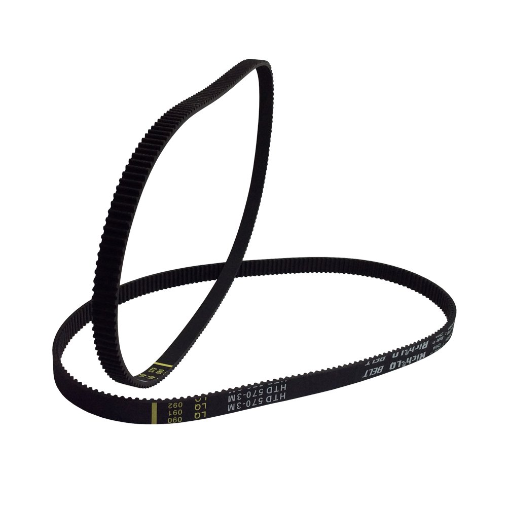 3M HTD Arc Tooth Timing Belt - 528mm Length, 10mm Width, 176 Teeth Closed Loop (2 Pack) - Perfect for 3D Printers, CNC Machines & Industrial Automation Equipment