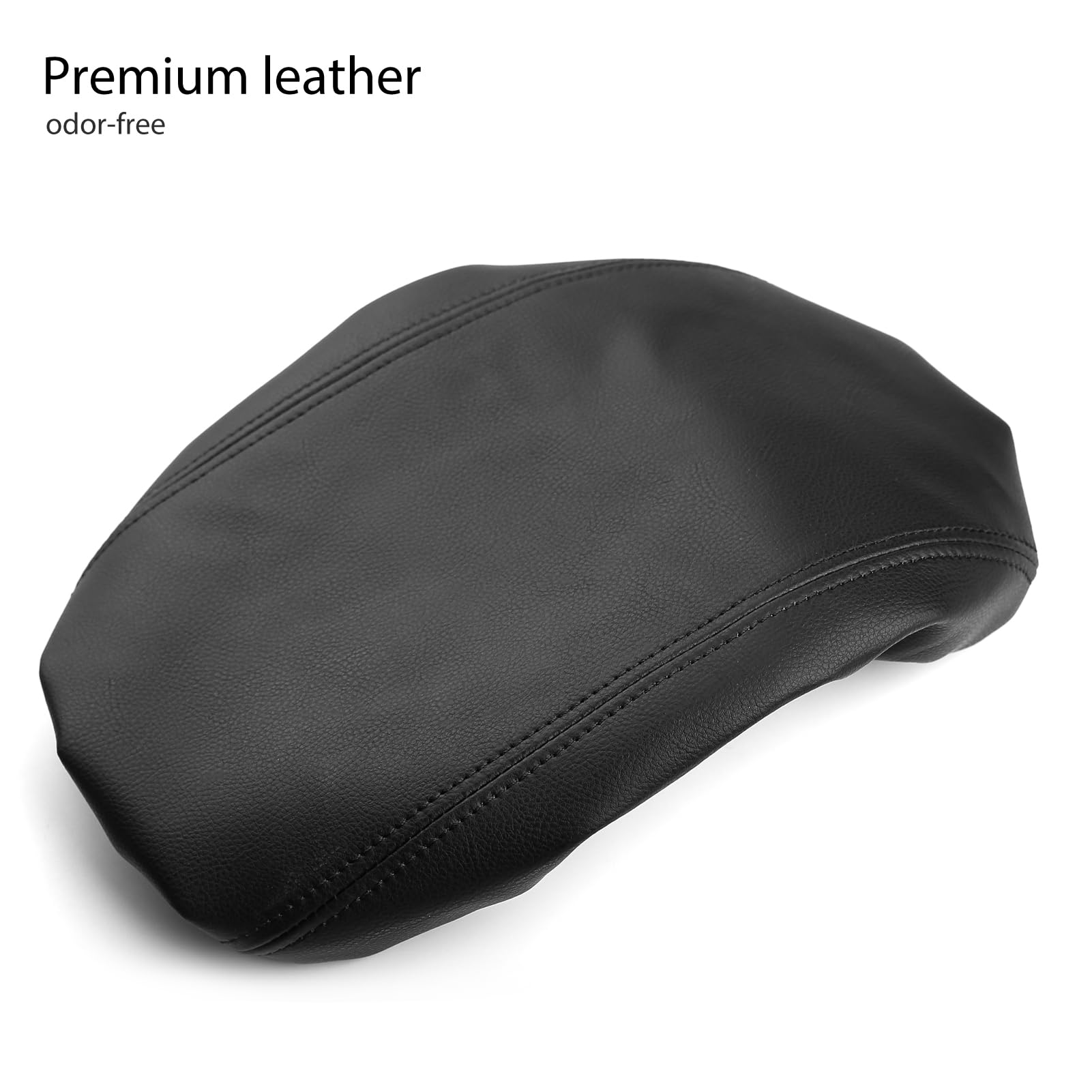 Honda Accord 2023 2024 2025 Center Console Cover - Black Stitched Armrest Protector & Storage Box Lid Accessories | Compatible with CKE | Perfect for Car Interior Protection & Organization