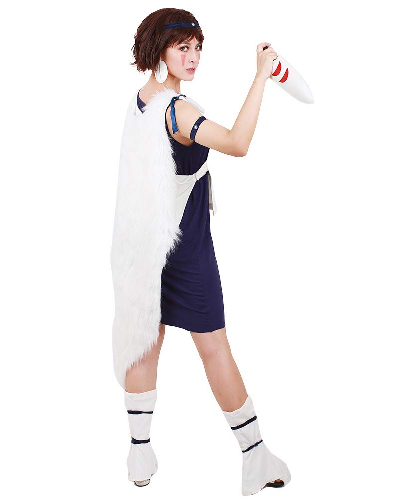 Miccostumes Women's Anime Princess Cosplay Costume Set with Hair Bands, Earrings & Boot Covers - Perfect for Halloween, Comic Con & Cosplay Events