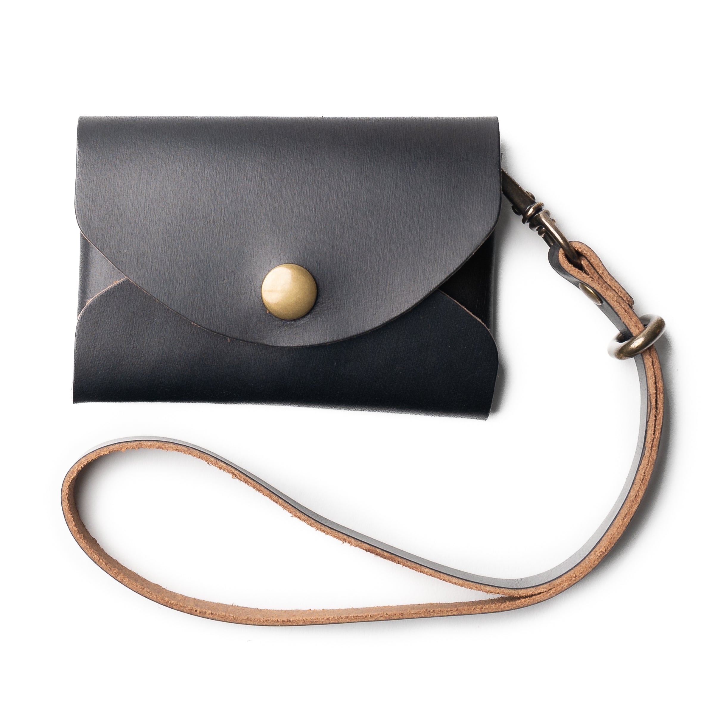 Genuine Leather Envelope Pouch - Slim RFID Blocking Wallet for Credit Cards & Cash - Perfect for Travel, Business & Everyday Use