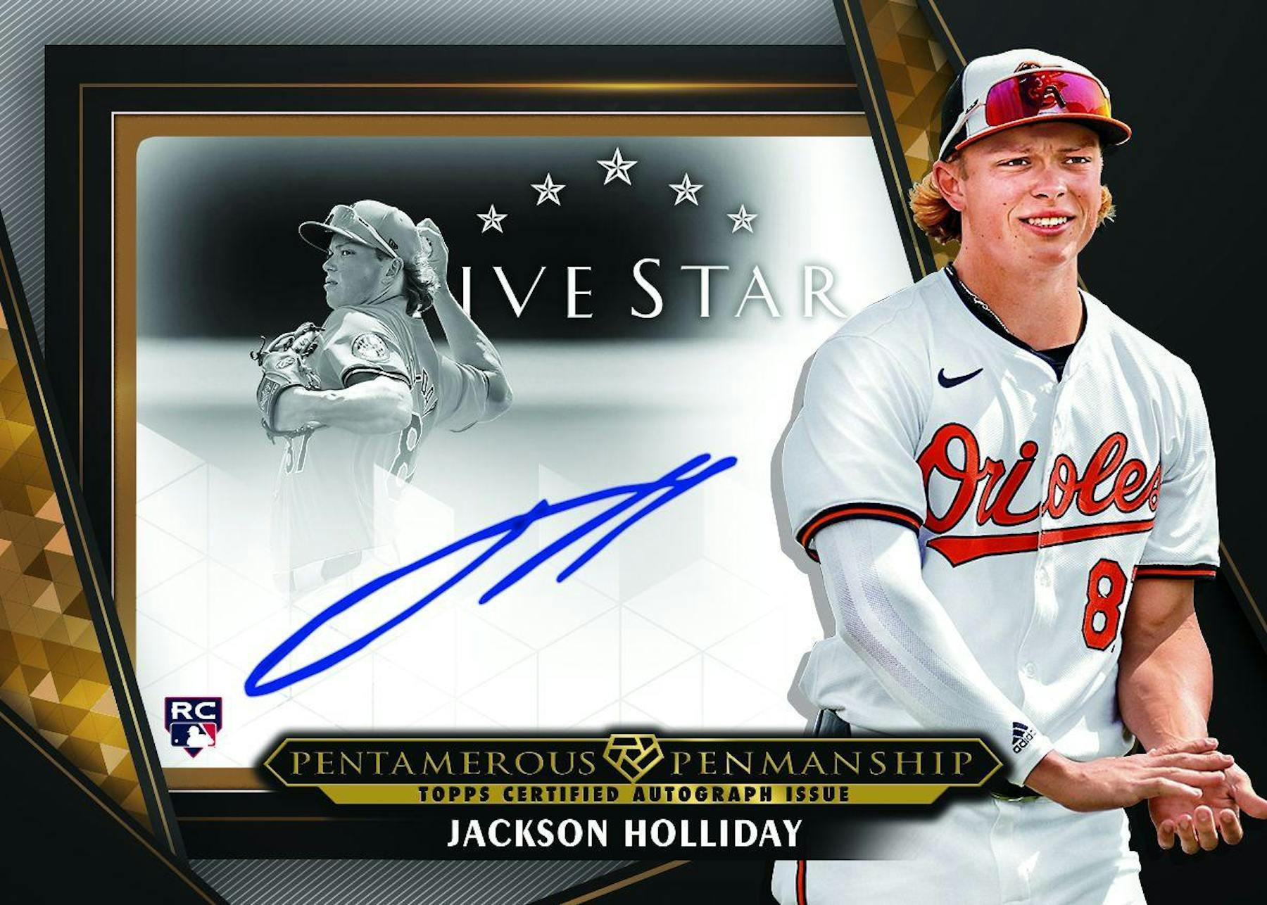 2024 Topps Five Star Baseball Hobby Box - Premium MLB Trading Cards Collection for Collectors & Investors - Perfect for Sports Memorabilia Displays & Fantasy Baseball Enthusiasts