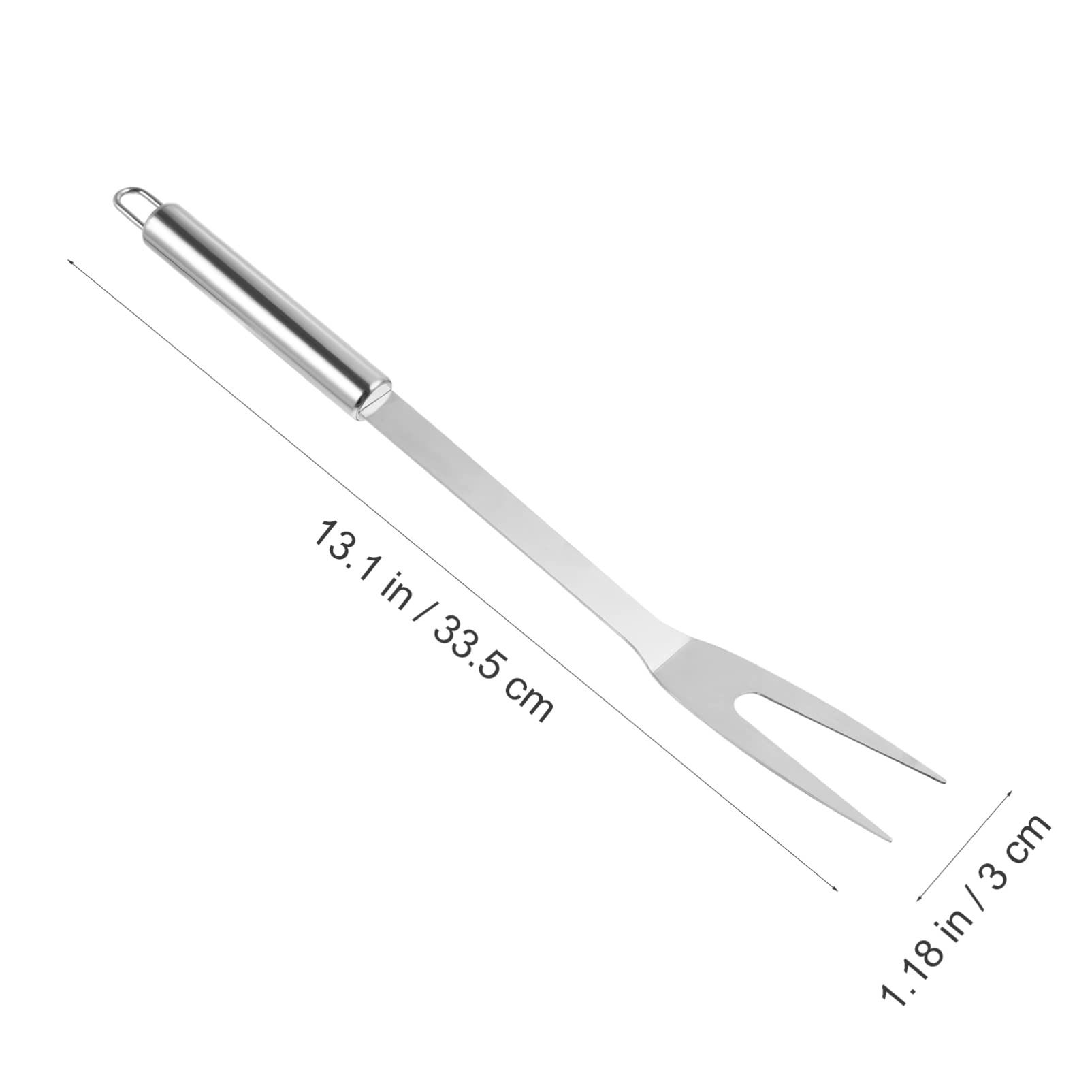 Premium Stainless Steel BBQ Forks Set - Heavy Duty Grilling Forks for Meat, Kabobs, Bacon & Marshmallows - Perfect for Outdoor Cooking, Camping & Backyard BBQs