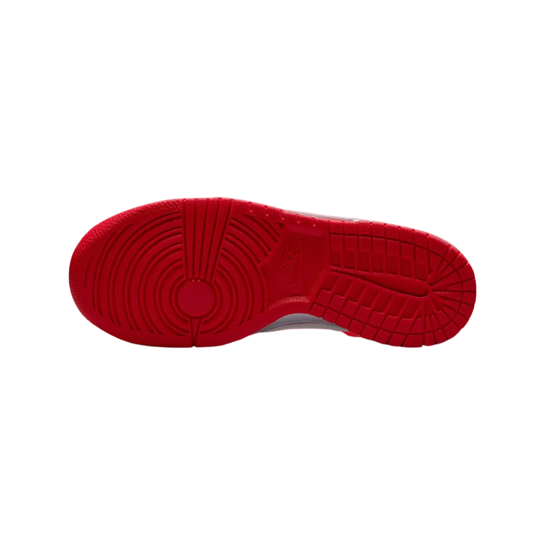 Nike Dunk Low GS Sneakers - Championship University Red & White - Kids' Basketball Shoes for School & Casual Wear