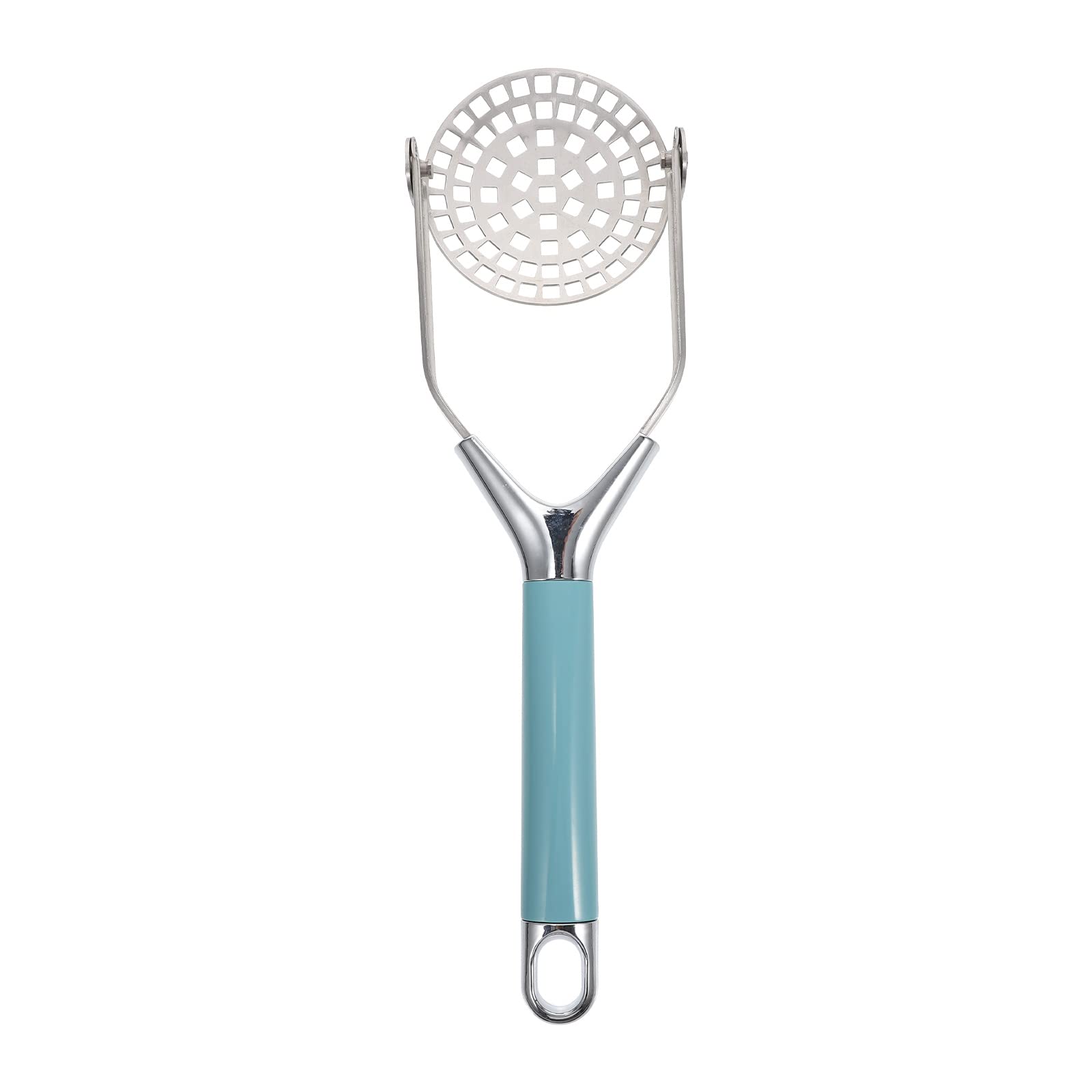 Premium Stainless Steel Potato Masher - Heavy Duty Potato Ricer for Smooth Mashed Potatoes - Ideal for Kitchens, Restaurants & Holiday Cooking