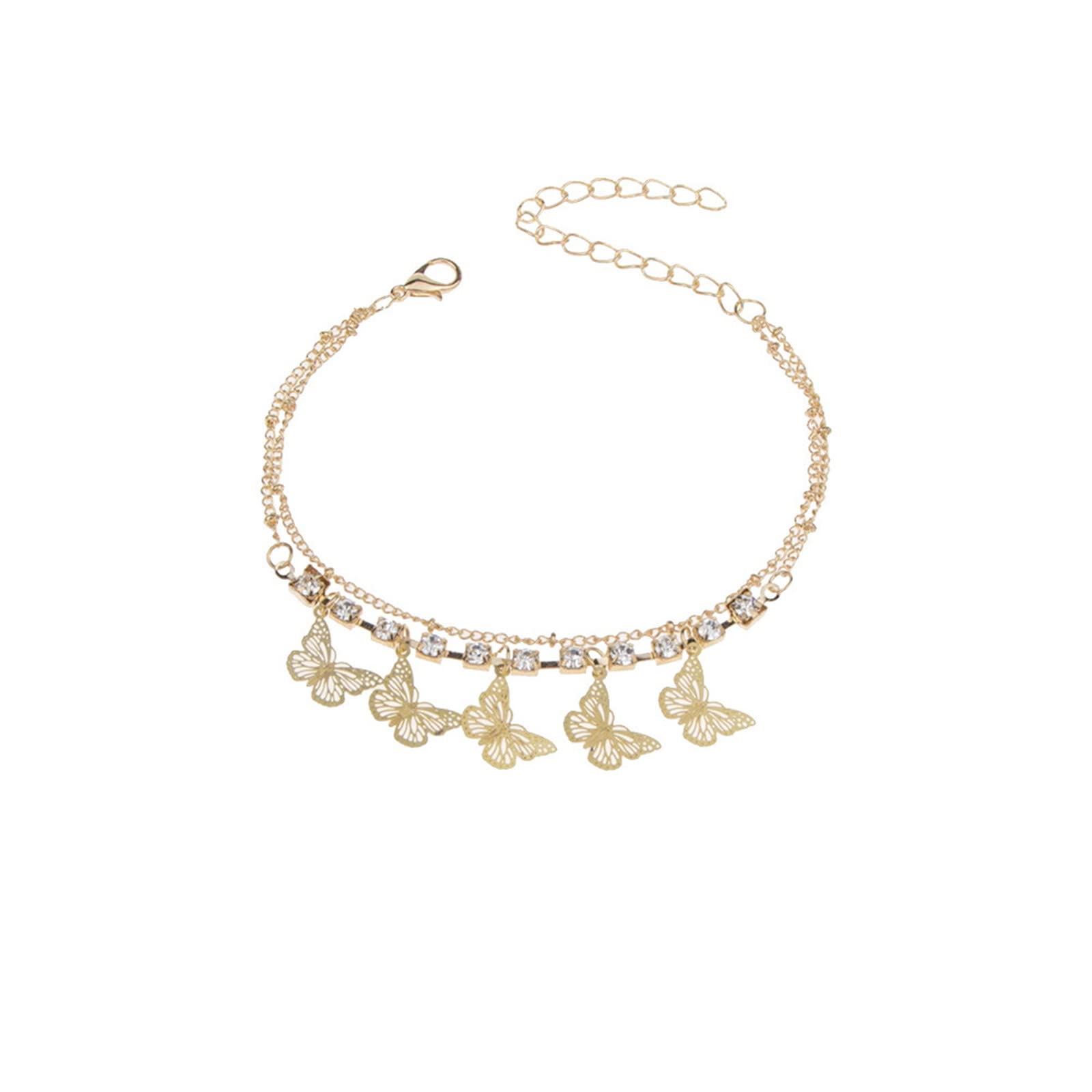 2023 New Personalized Women's Anklets - Cusstally Charm Jewelry for Beach & Summer Style, Simple Ankle Bracelet Gift for Her | Perfect for Vacation, Boho Outfits & Casual Wear