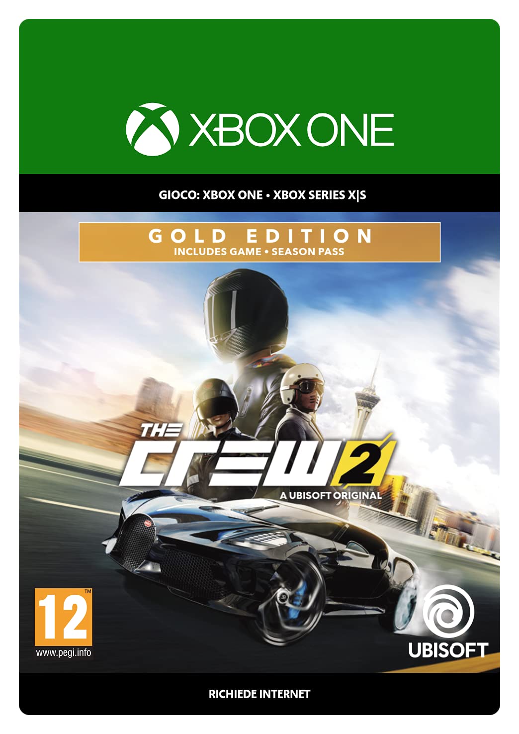 The Crew 2 Gold Edition 2.0 | Xbox One & Series X|S Digital Download Code - Open World Racing Game for Ultimate Adventure & Multiplayer Fun