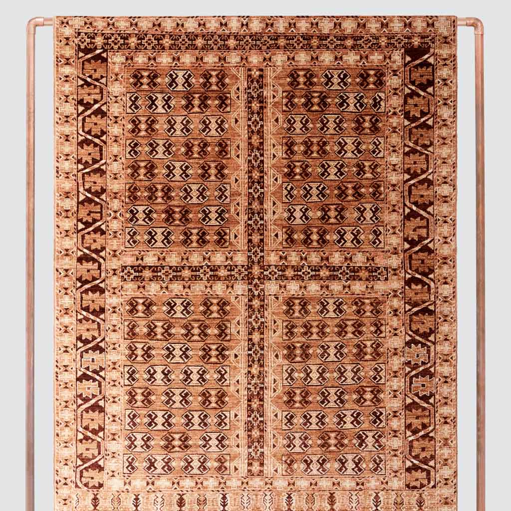 Handmade Alia Hand-Knotted Wool Area Rug - Soft & Durable for Living Room, Bedroom, or Office Decor