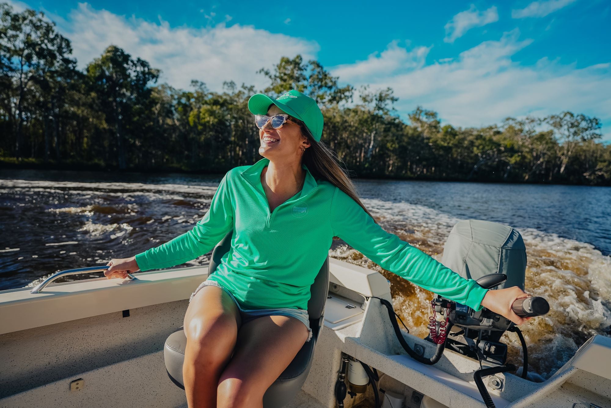 Women's Collared Fishing Jersey - Classic Squid Print Quick-Dry Performance Shirt for Outdoor Fishing, Hiking & Summer Activities