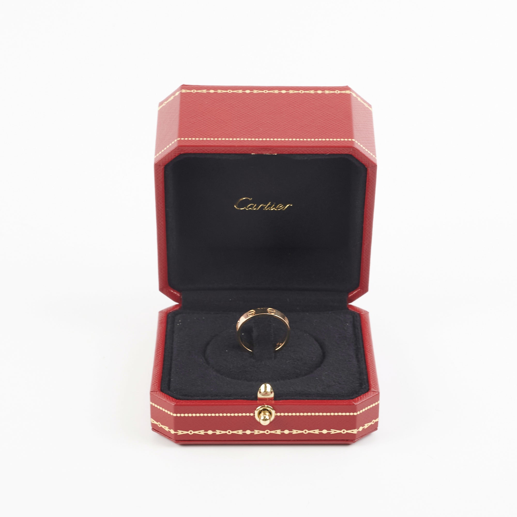 Cartier Love Wedding Ring Band - 18K Gold, Size 50 - Perfect for Engagement, Anniversary & Romantic Gifts