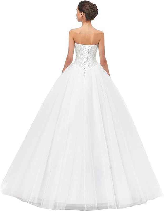 Elegant Women's Ball Gown Bridal Wedding Dresses - Perfect for Formal Weddings, Prom & Evening Events