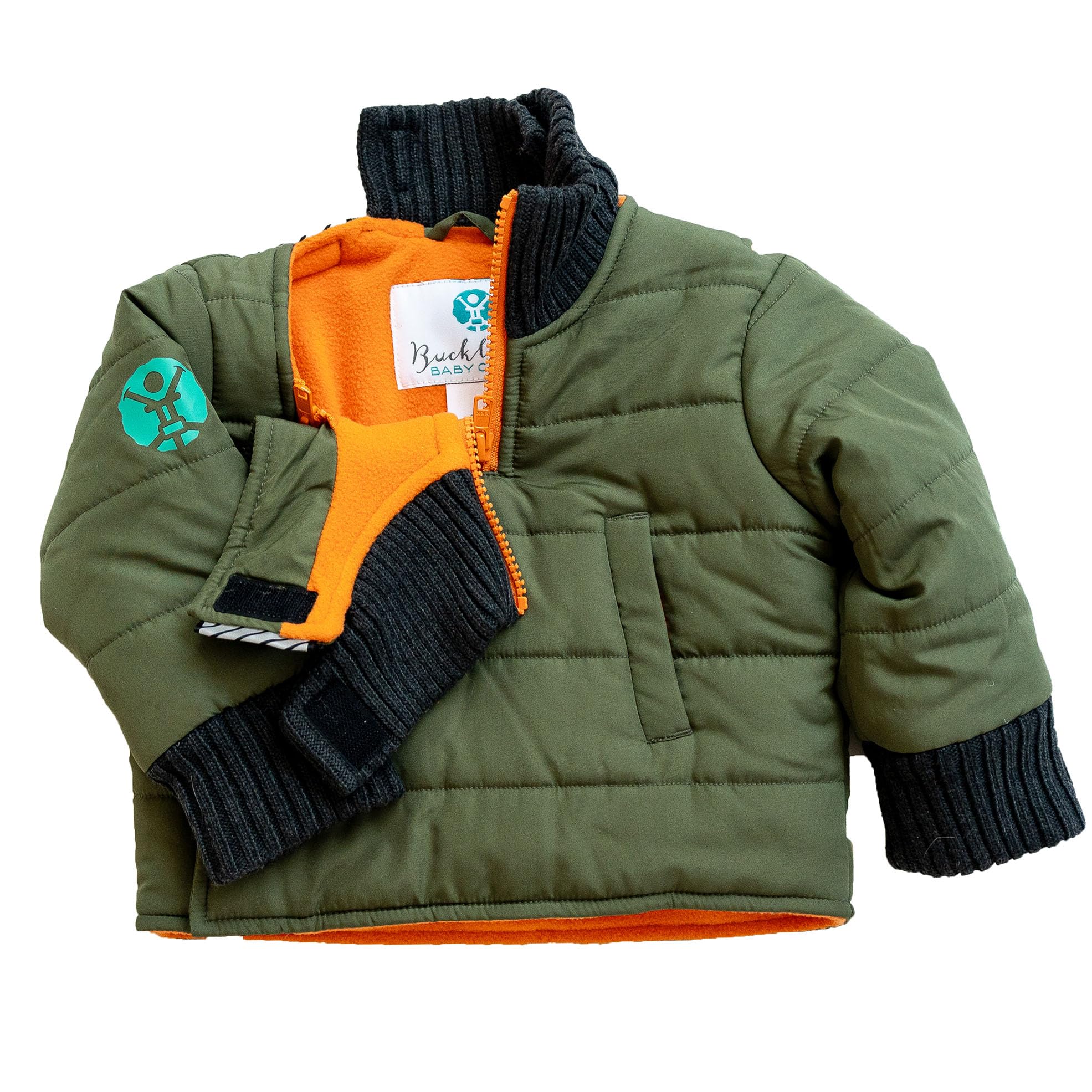 Buckle Me Baby Winter Coat - Safe & Warm Car Seat Jacket for Boys & Girls (6 Months to 6 Years) | Shark Tank Featured | Perfect for Winter Outings & School Drop-offs