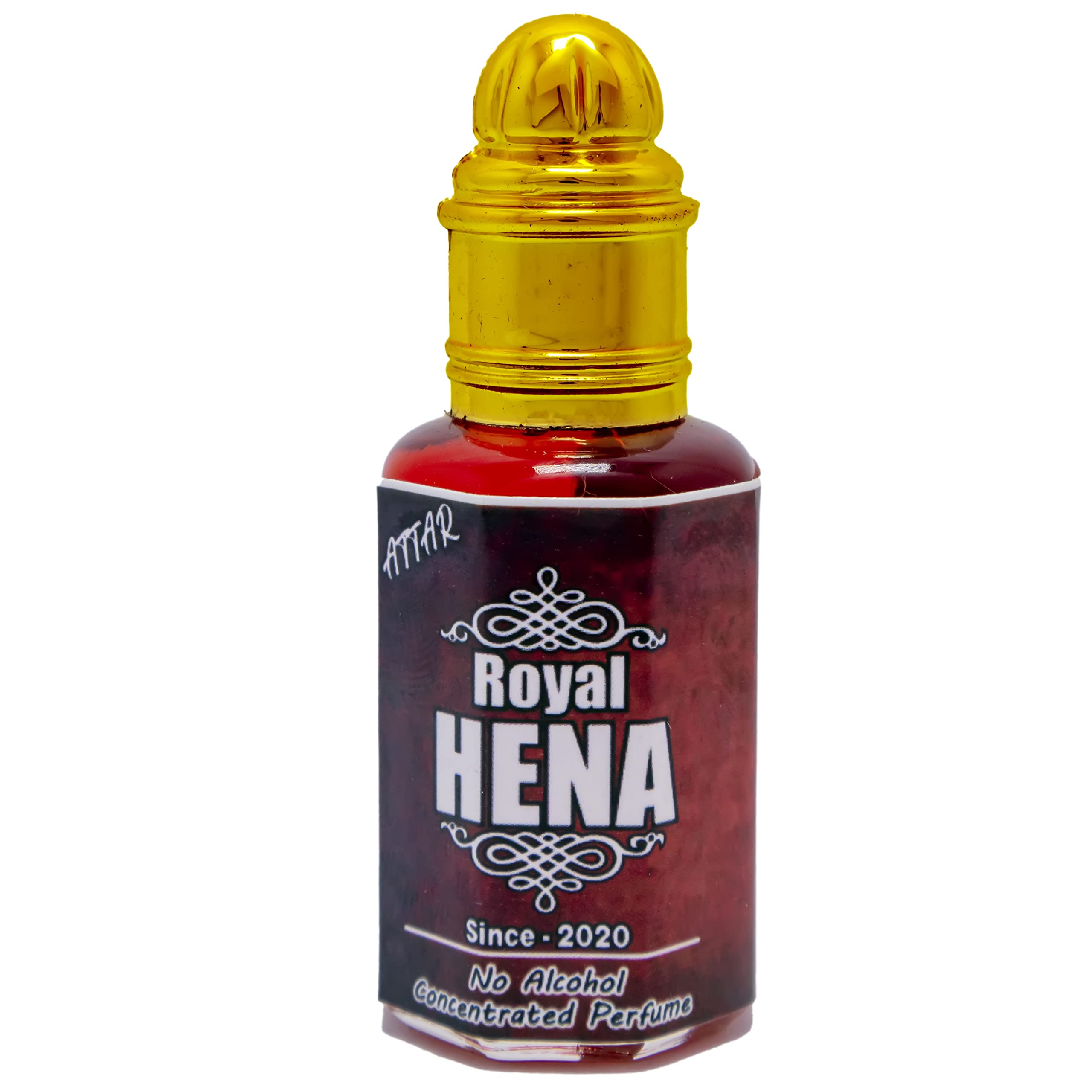 Attar Royal Hena 12ml Roll-On Perfume Oil - 24 Hours Long Lasting Fragrance for Men & Women | Premium Arabian Ittar Scent | Perfect for Daily Wear, Special Occasions & Gift Giving