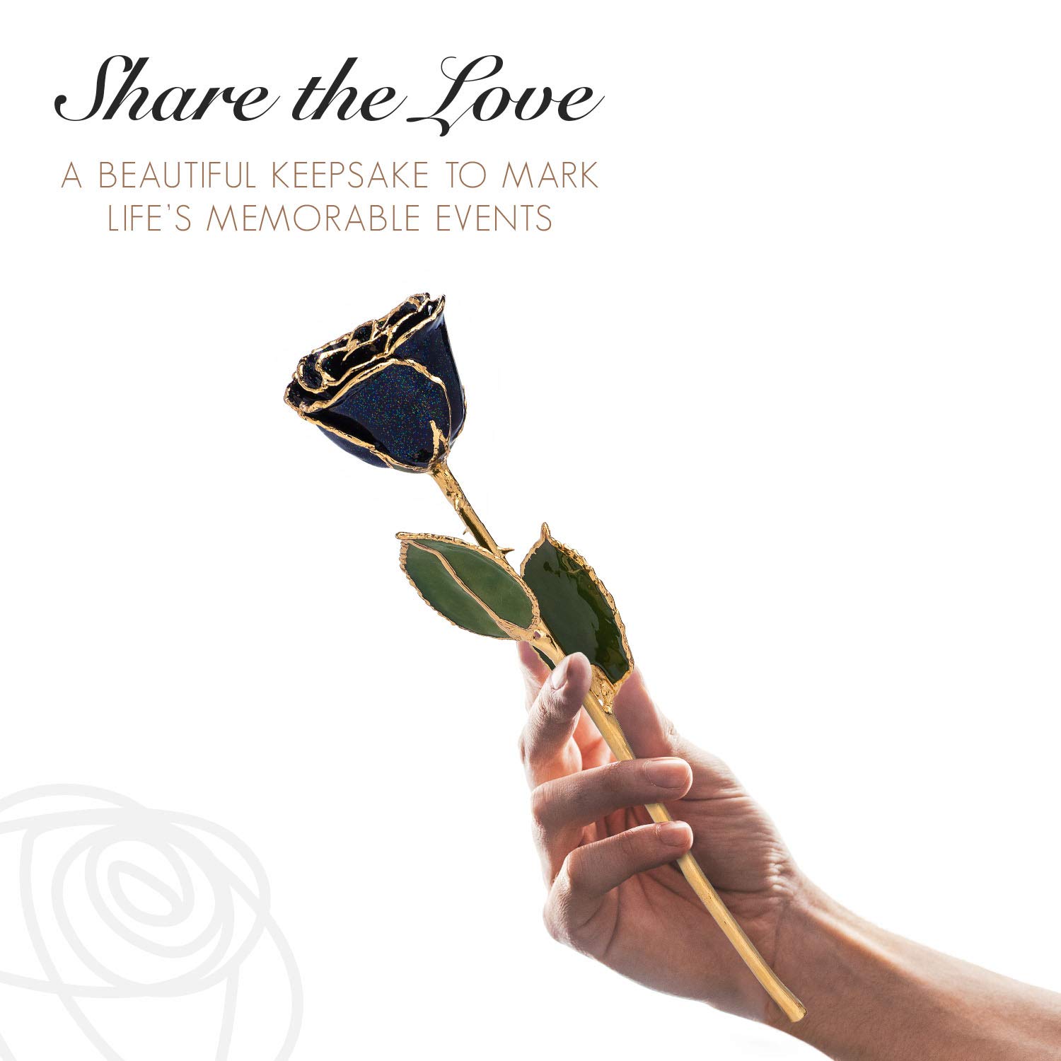 24K Gold Dipped Forever Rose - Genuine Handcrafted Real Flower Preserved in Lacquer | Luxury Eternal Rose Gift for Anniversary, Valentine's Day & Romantic Occasions | Perfect Wedding, Birthday & Home Decor Gift for Her & Him