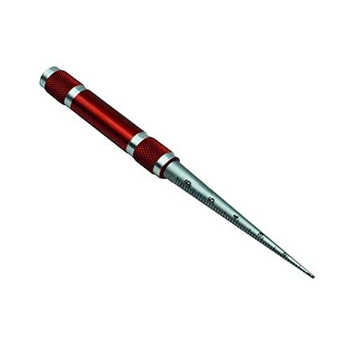 BALAX Conical Feeler Gauge Set - Taper Bore Gauge Hole Size Ruler for Precision Gap & Hole Measurement (4 Sizes) - Ideal for Automotive, Machining & Metalworking Inspections
