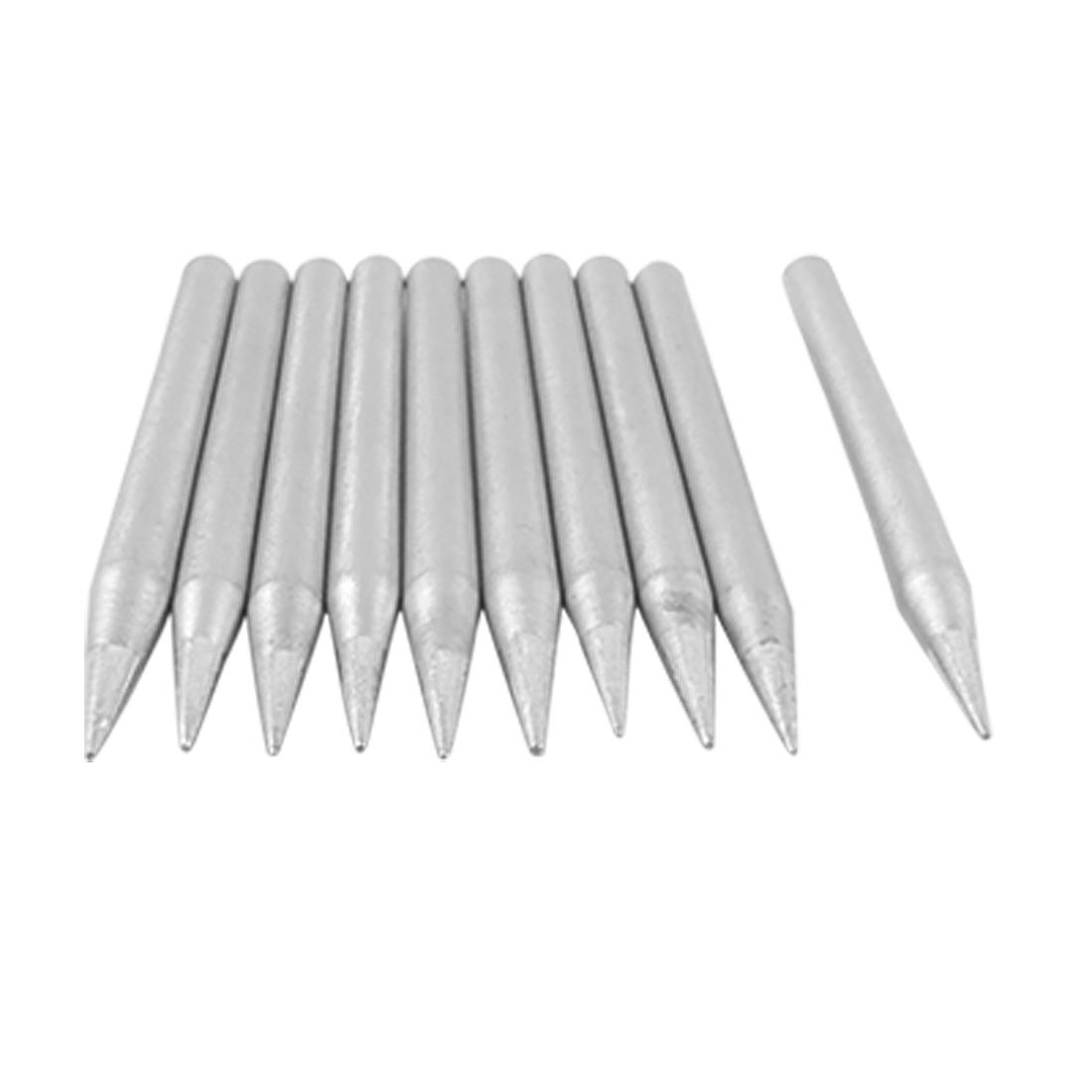 IIVVERR 40W Soldering Iron Tips Replacement - 10 Pack High-Quality Solder Points for Electronics Repair, DIY Projects & Circuit Board Work