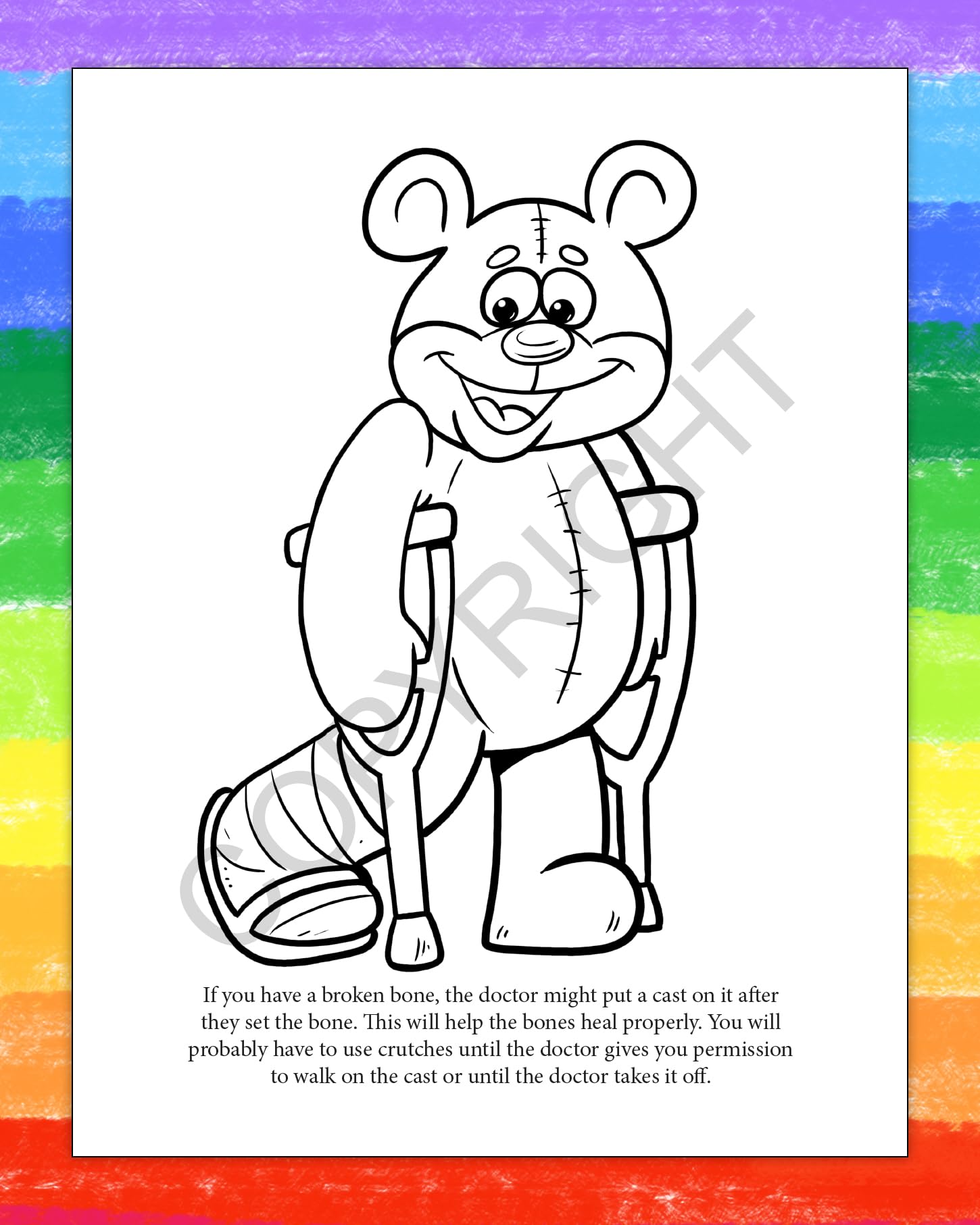 ZOCO Custom Kids Coloring Books - 250 Bulk Pack (No Crayons Included) - Hospital Themed Activities with Coloring Pages, Games & Puzzles - Perfect for Pediatric Wards, Doctor Visits & Sick Day Entertainment
