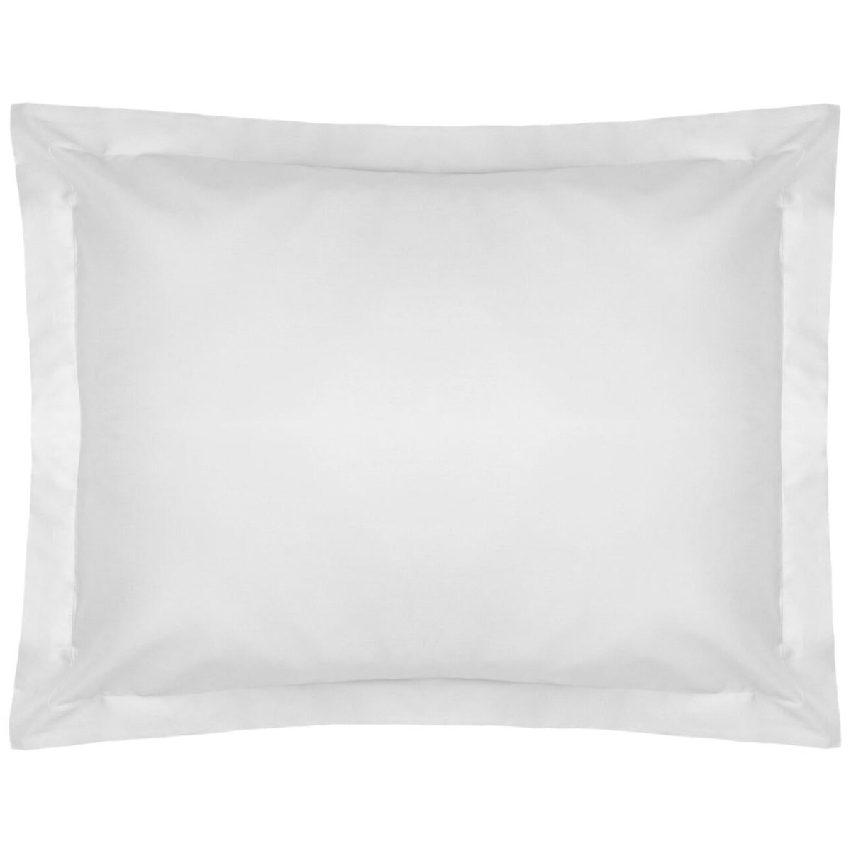 Belledorm 600 Thread Count Cotton Sateen Duvet Cover Set - Queen Size, White - Luxury Soft Bedding for Hotel-Like Comfort in Bedroom & Guest Room