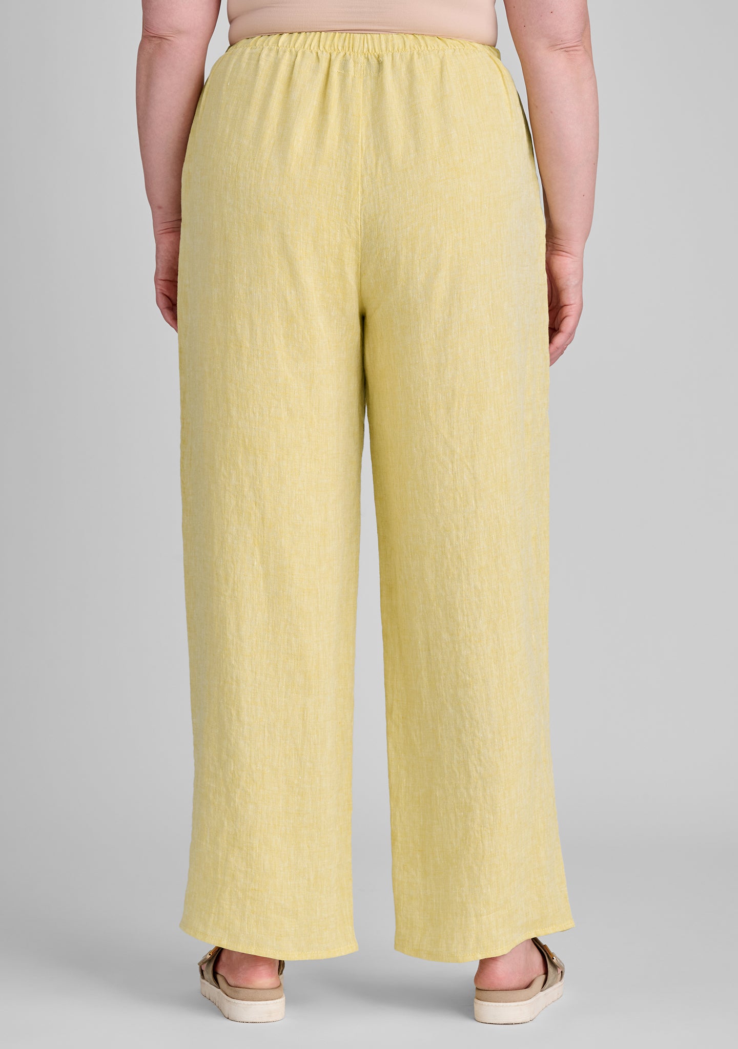 Amelia Linen Pants for Women - Breathable & Comfortable High Waisted Wide Leg Trousers - Perfect for Summer, Office, and Casual Wear