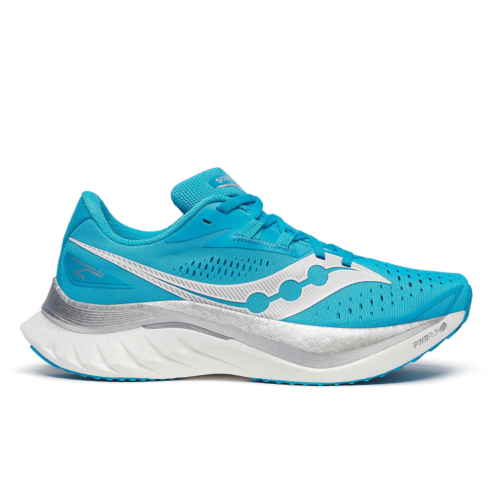Women's Saucony Endorphin Speed 4 Running Shoes - Lightweight Cushioned Road Racing Sneakers for Women (Viziblue/Silver) - Perfect for Marathon Training & Long Distance Running