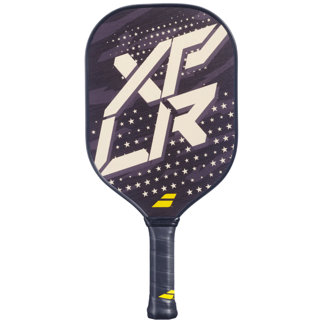 Babolat XPLR Pickleball Paddle - Premium Carbon Fiber Surface with Comfort Grip [Black/Yellow] | Perfect for Outdoor & Indoor Court Games, Tournaments & Recreational Play