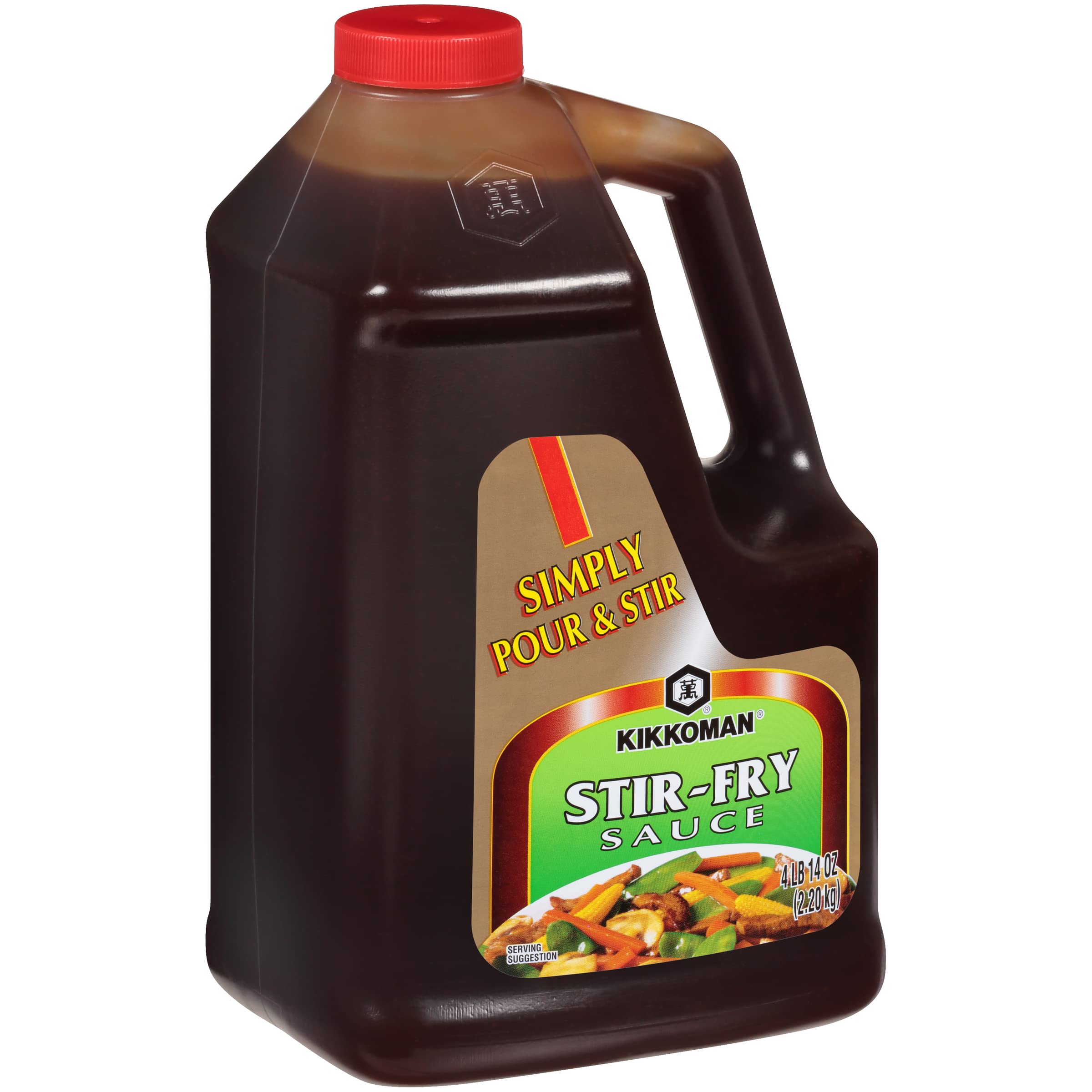 Kikkoman Stir Fry Sauce - Preservative Free, Classic Flavor for Chowmein & Cooking - 1/2Gal