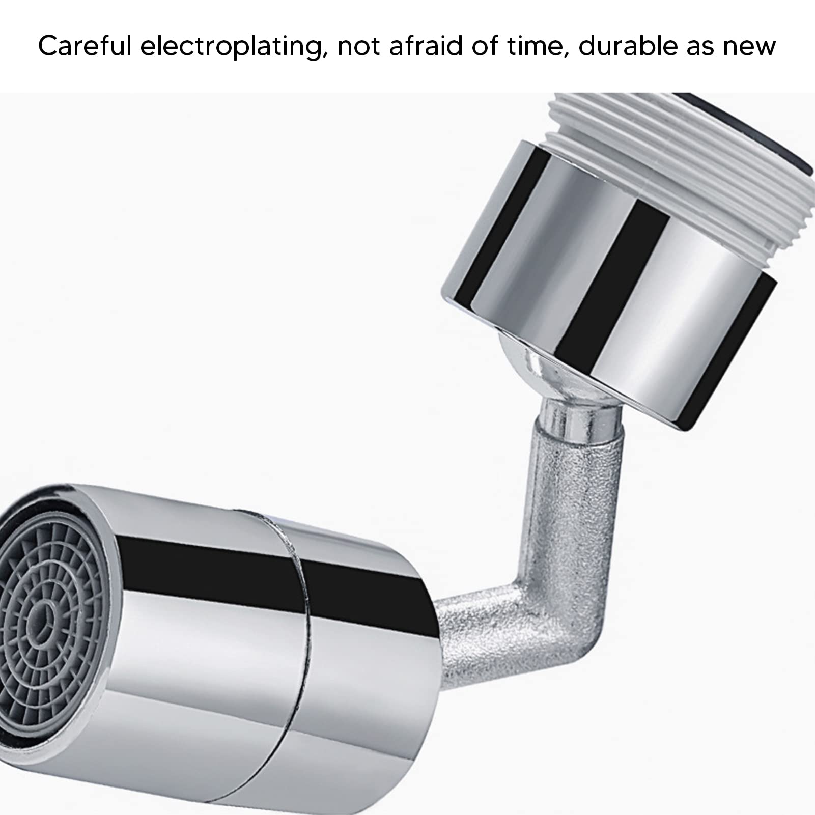 360° Rotating Universal Faucet Extender - Splash-Proof Swivel Tap Aerator for Kitchen & Bathroom Sinks (0.9x2.2x2.1in) - Perfect for Kids, Pets & Hand Washing