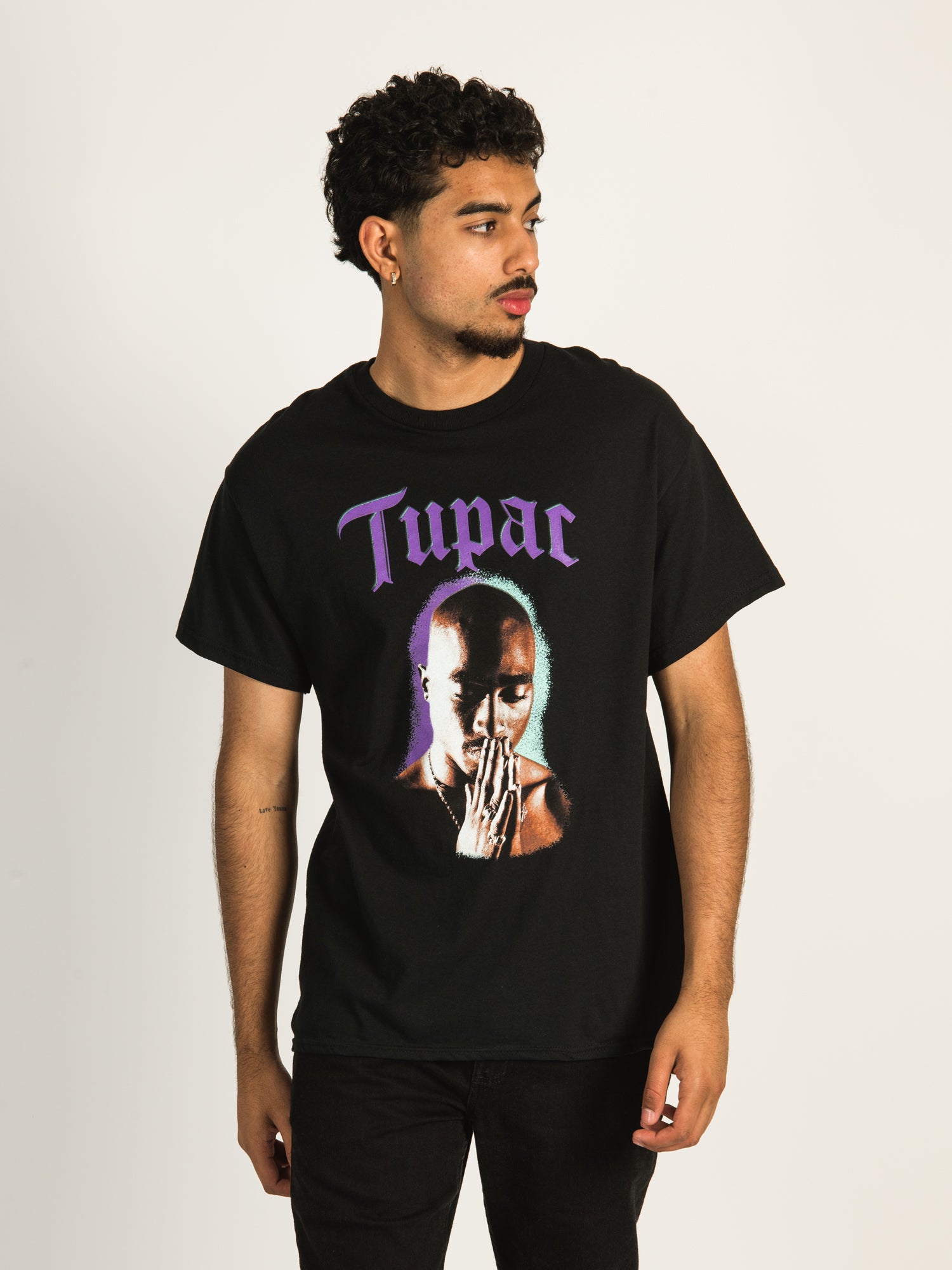 2Pac Purple Pray T-Shirt - Vintage Hip Hop Rap Music Tee for Men & Women - Perfect for Concerts, Streetwear & Casual Outfits