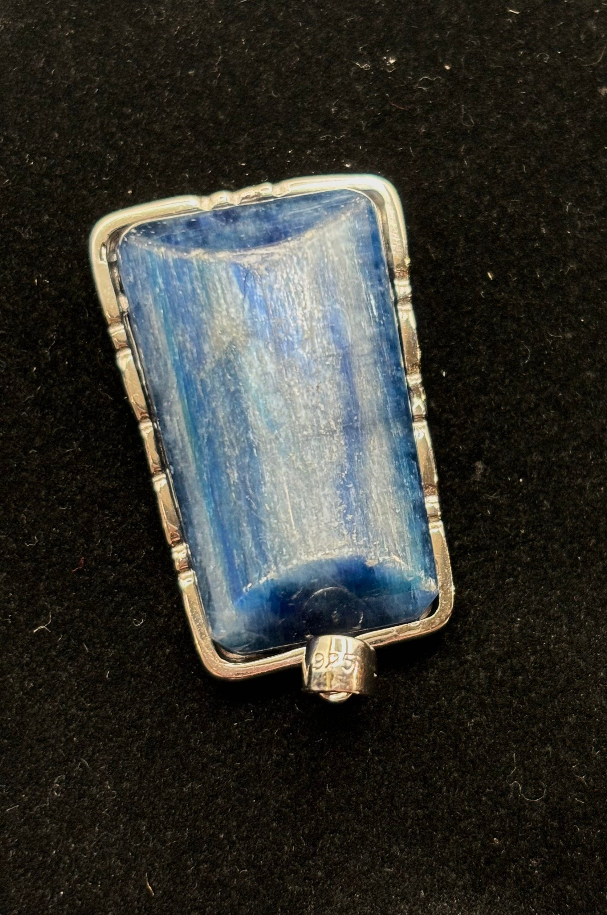 Natural Blue Kyanite Pendant Necklace - Healing Crystal Jewelry for Chakra Balancing & Spiritual Protection | Perfect for Meditation, Yoga & Energy Work
