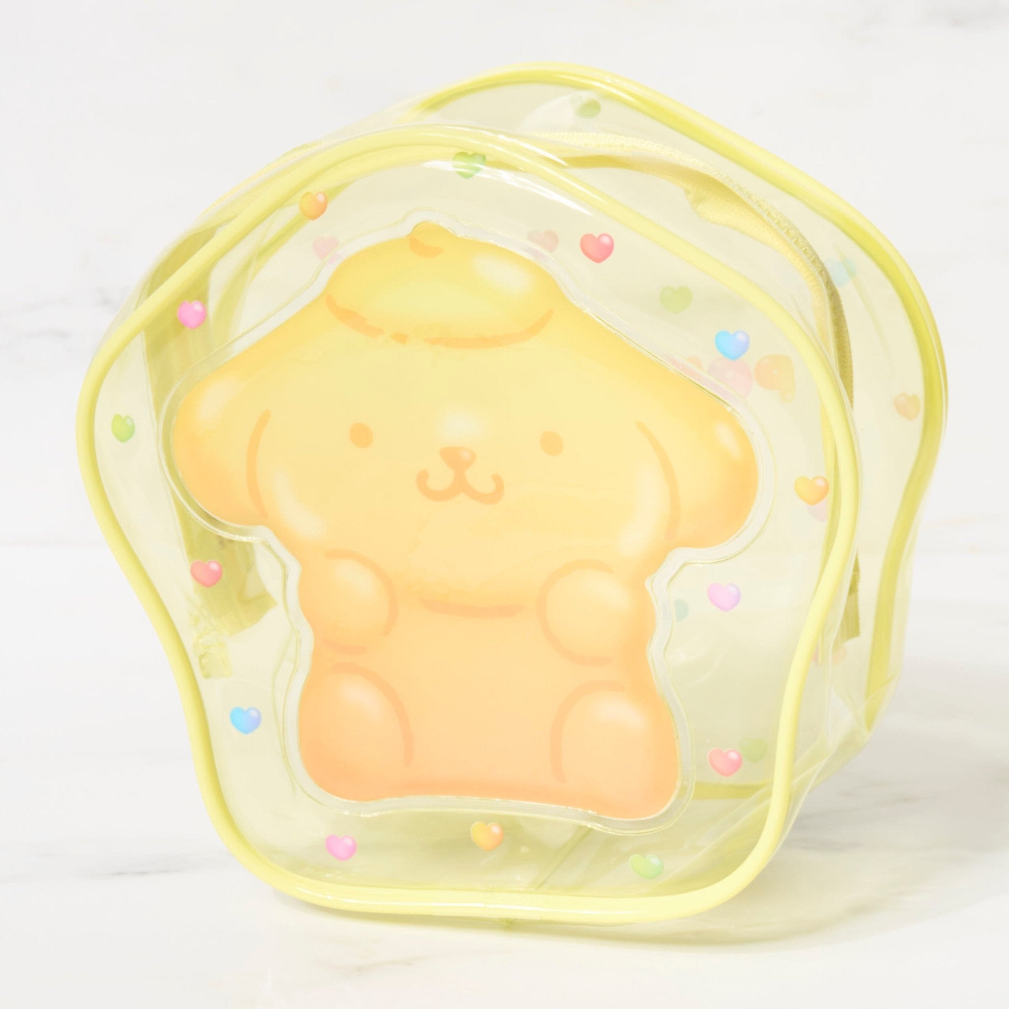 Sanrio Character Clear Pouch - Cute & Durable Plastic Zipper Bag for School, Travel & Cosmetics Storage - Hello Kitty, My Melody & More Anime Designs