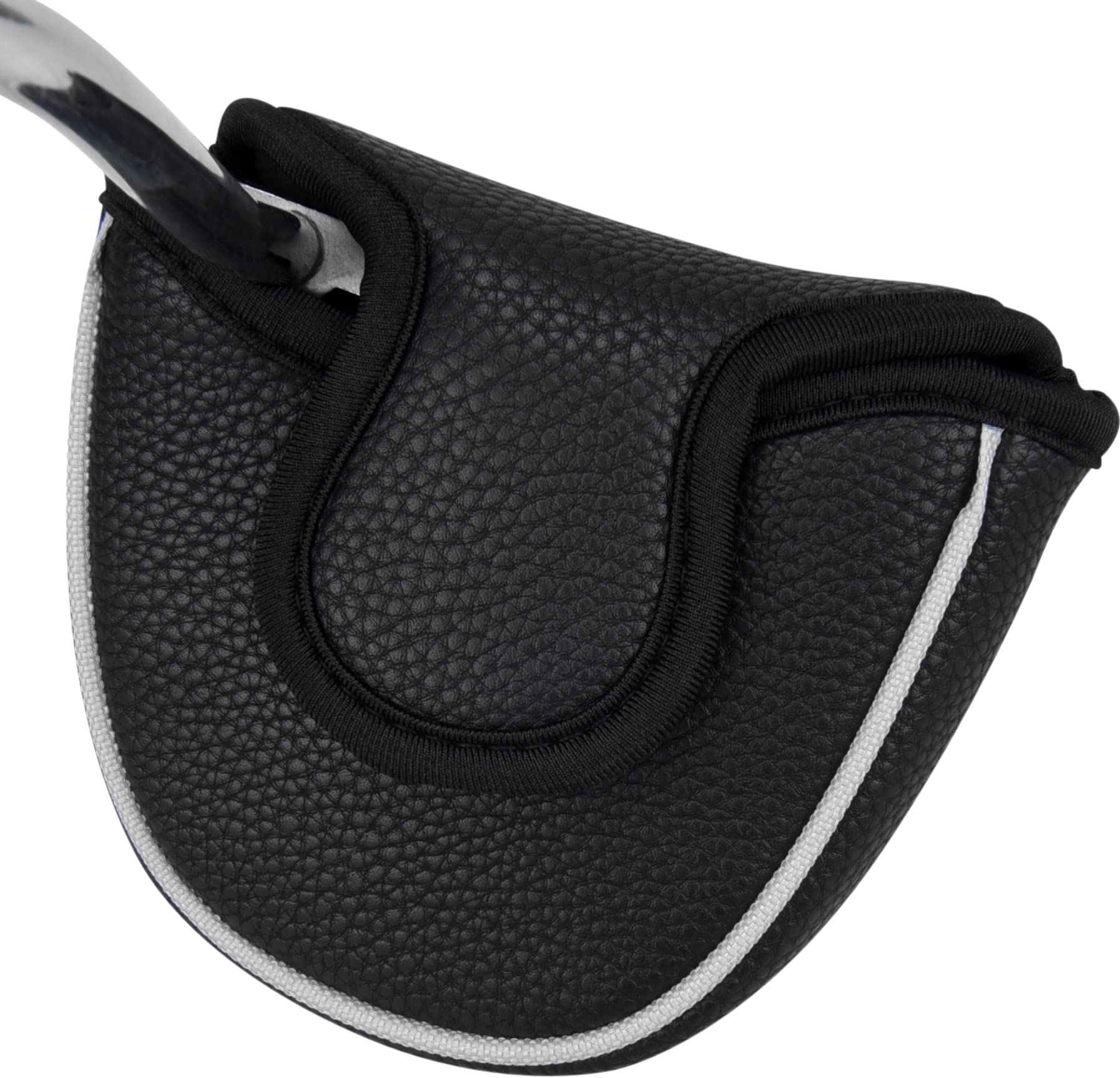 Premium Big Teeth Golf Mallet Putter Headcover - Magnetic Closure Club Protector for Scotty Cameron, Taylormade & Odyssey 2 Ball Putters (Fits Most Mallet Putters) - Durable Iron Material - Perfect for Course Play & Club Protection During Travel