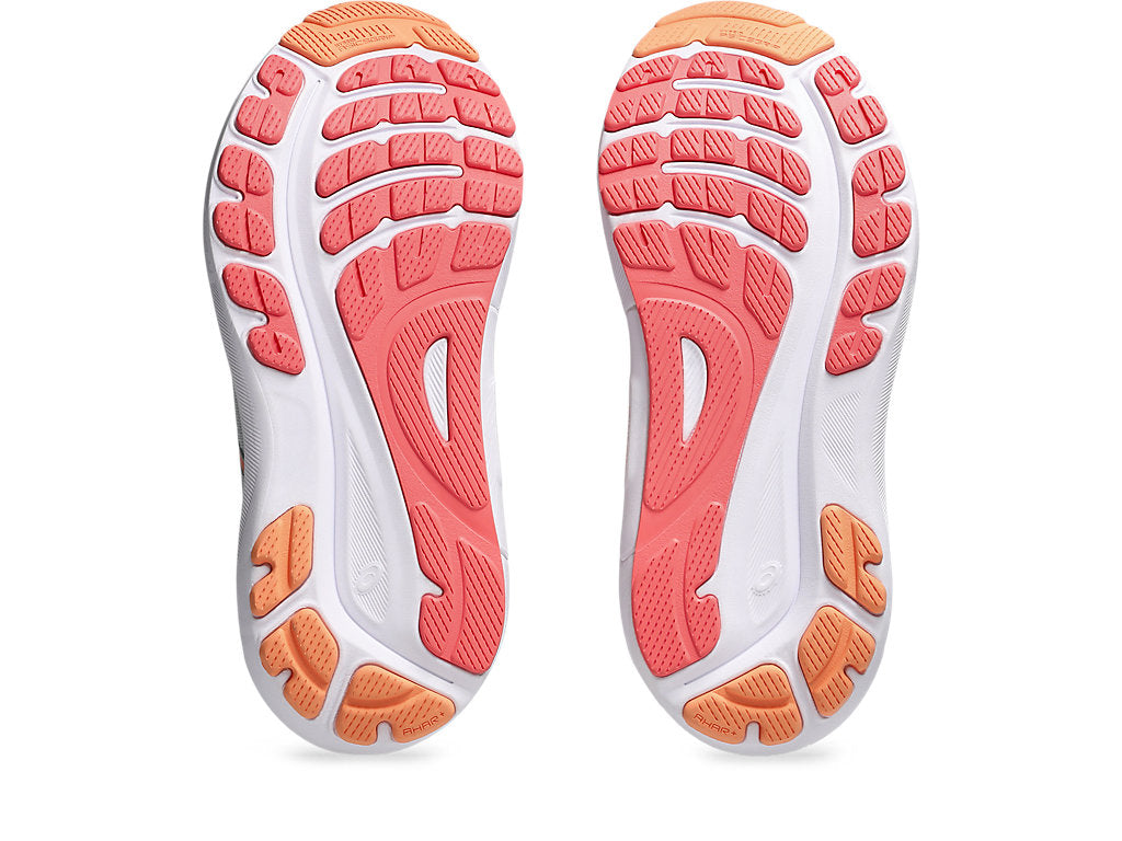 ASICS Women's GEL-Kayano 31 Wide Running Shoes - Piedmont Grey/Papaya | Stability & Cushion for Road Running, Jogging, Gym Workouts