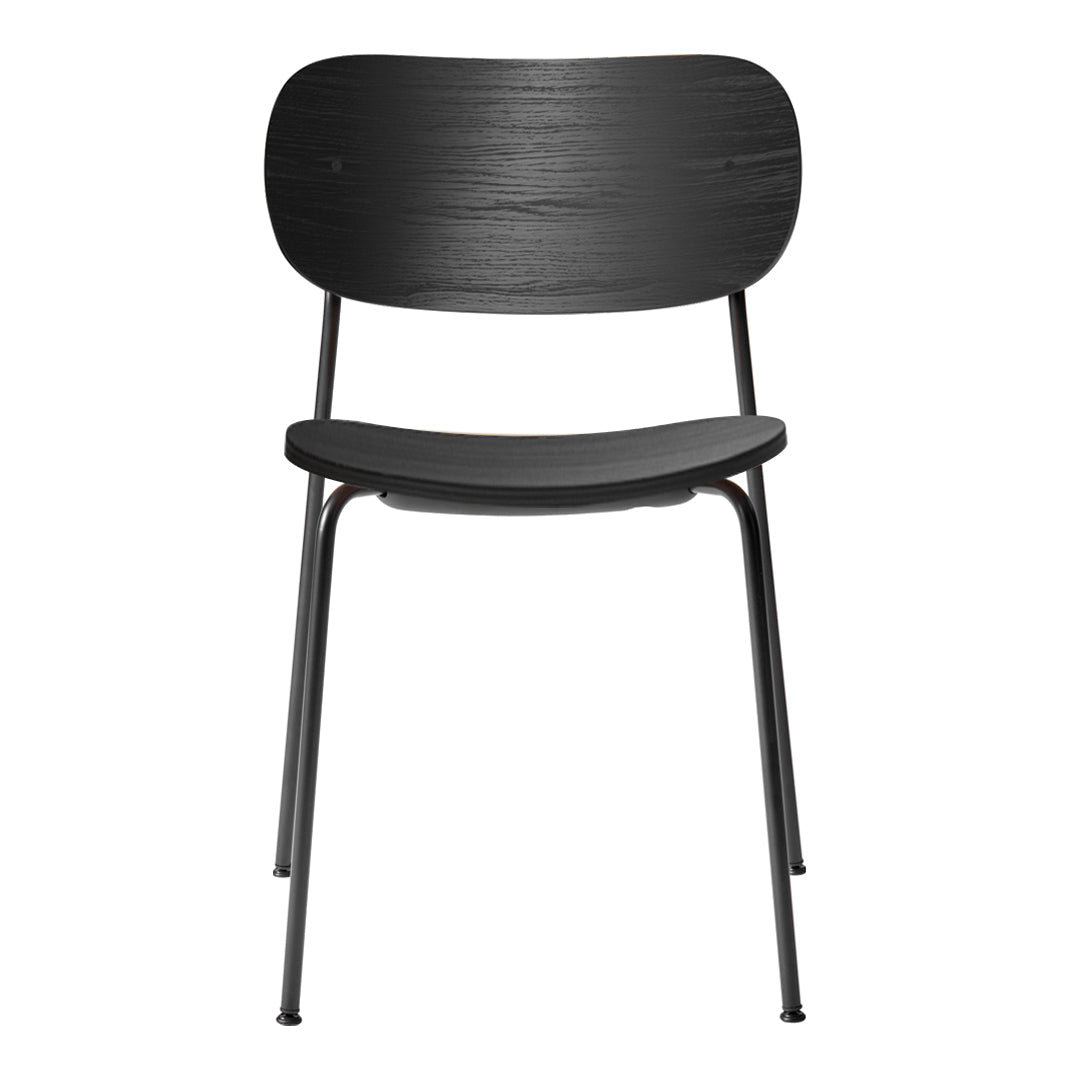 Modern Stackable Dining Chairs - Set of 4, Sturdy Metal Frame & Comfortable Seat - Perfect for Kitchen, Dining Room, Restaurant or Outdoor Patio Use