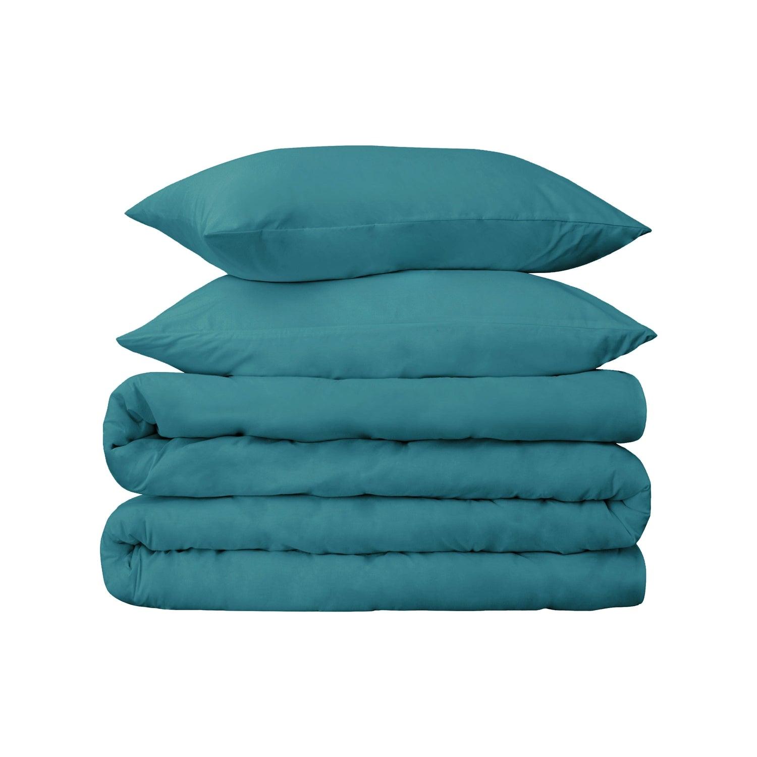 Luxury 650 Thread Count Egyptian Cotton Duvet Cover Set - King Size, Breathable & Hypoallergenic for Ultimate Comfort - Perfect for Master Bedroom, Guest Room & Hotel Use