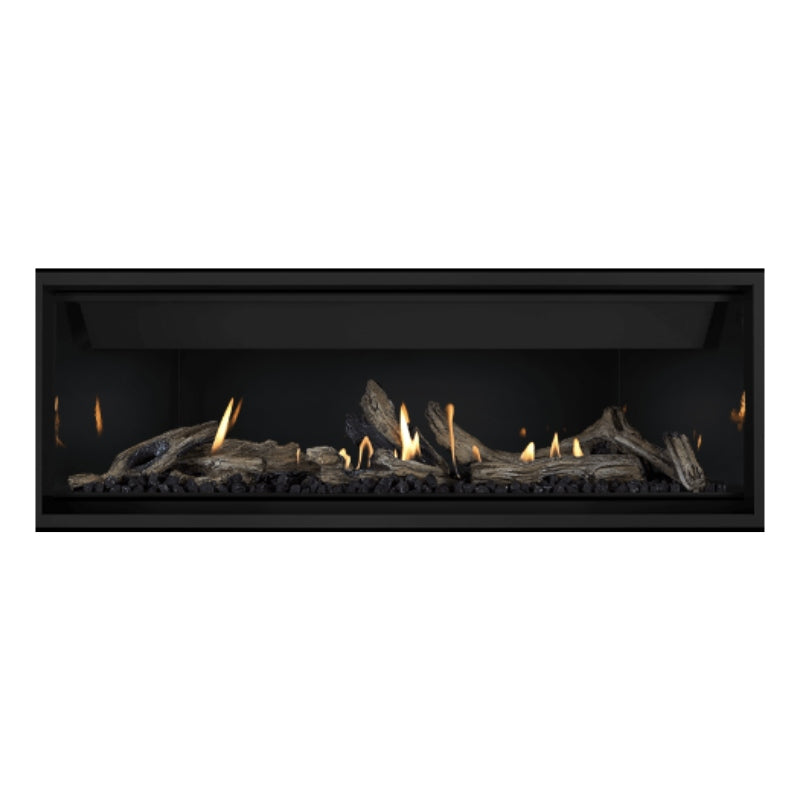 Napoleon Ascent Premium 56 Inch Linear Direct Vent Gas Fireplace - BLP56NTE | Modern Home Heating Solution for Living Rooms & Patios