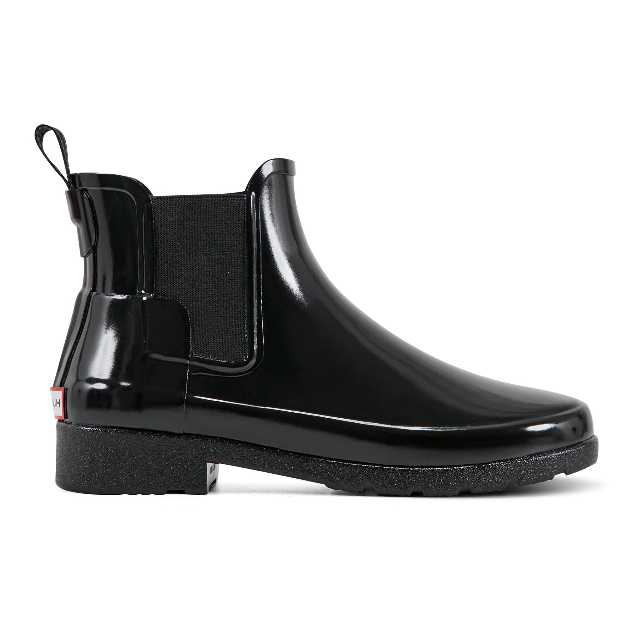 Hunter Women's Refined Chelsea Gloss Boot - Waterproof Ankle Booties for Women, Fashionable & Comfortable Winter Shoes - Perfect for Office, Casual Outfits & Rainy Days