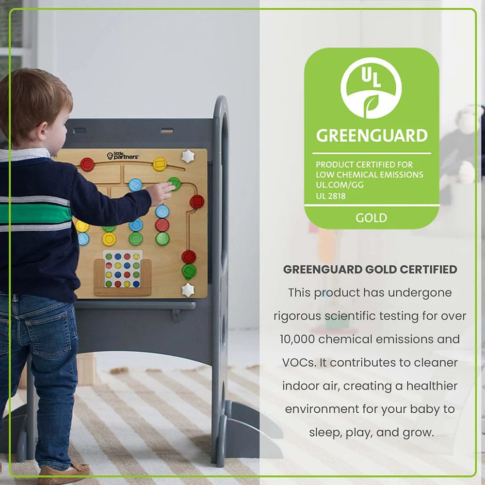 Little Partner Developmental Activity Boards - Montessori Sensory Toys for Toddlers & Kids - Perfect for Early Learning & Fine Motor Skills Development at Home or Classroom