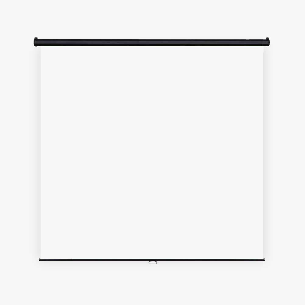 Mountable Pull Down Backdrop Screen - White | Instant Studio Background for Photography, Videos & Live Streaming | Perfect for Home Studios, YouTube Creators & Content Makers